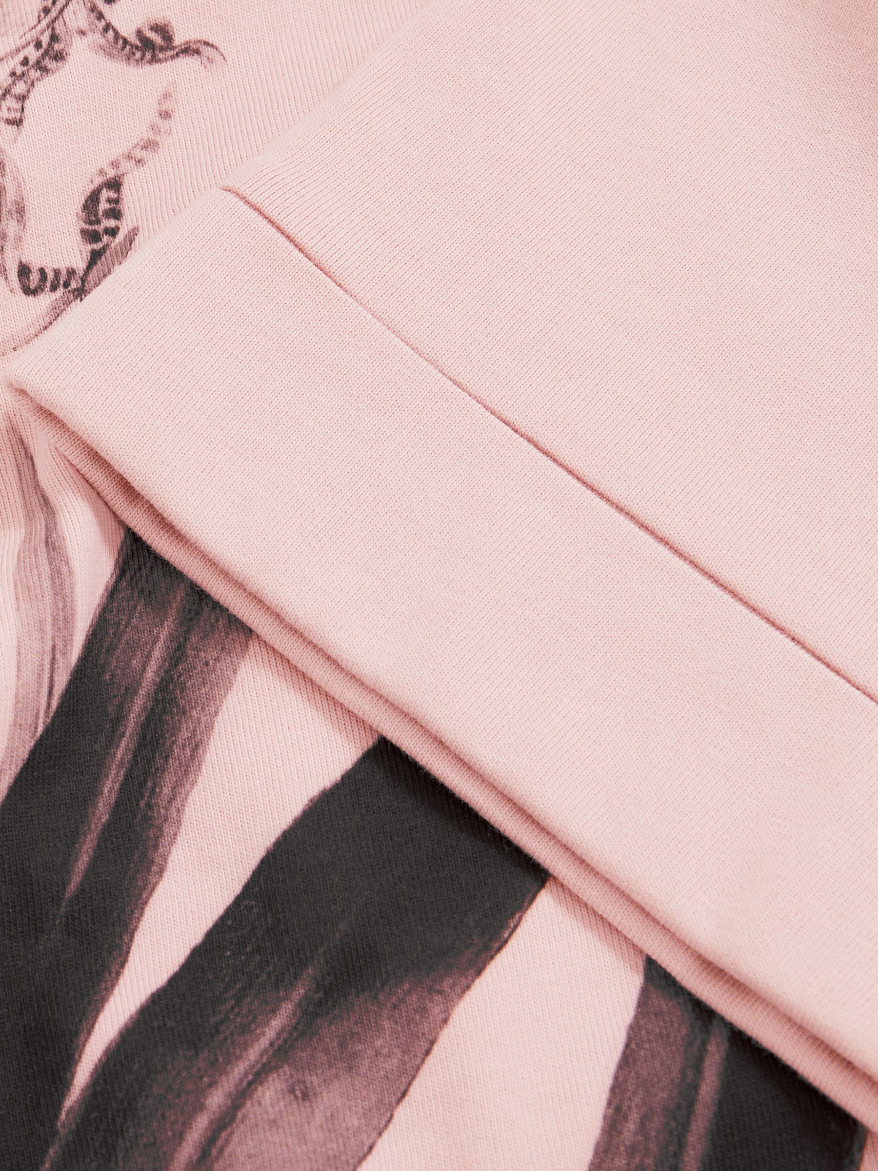 Reiss | NYBG Floral Oversize T-Shirt in Pink