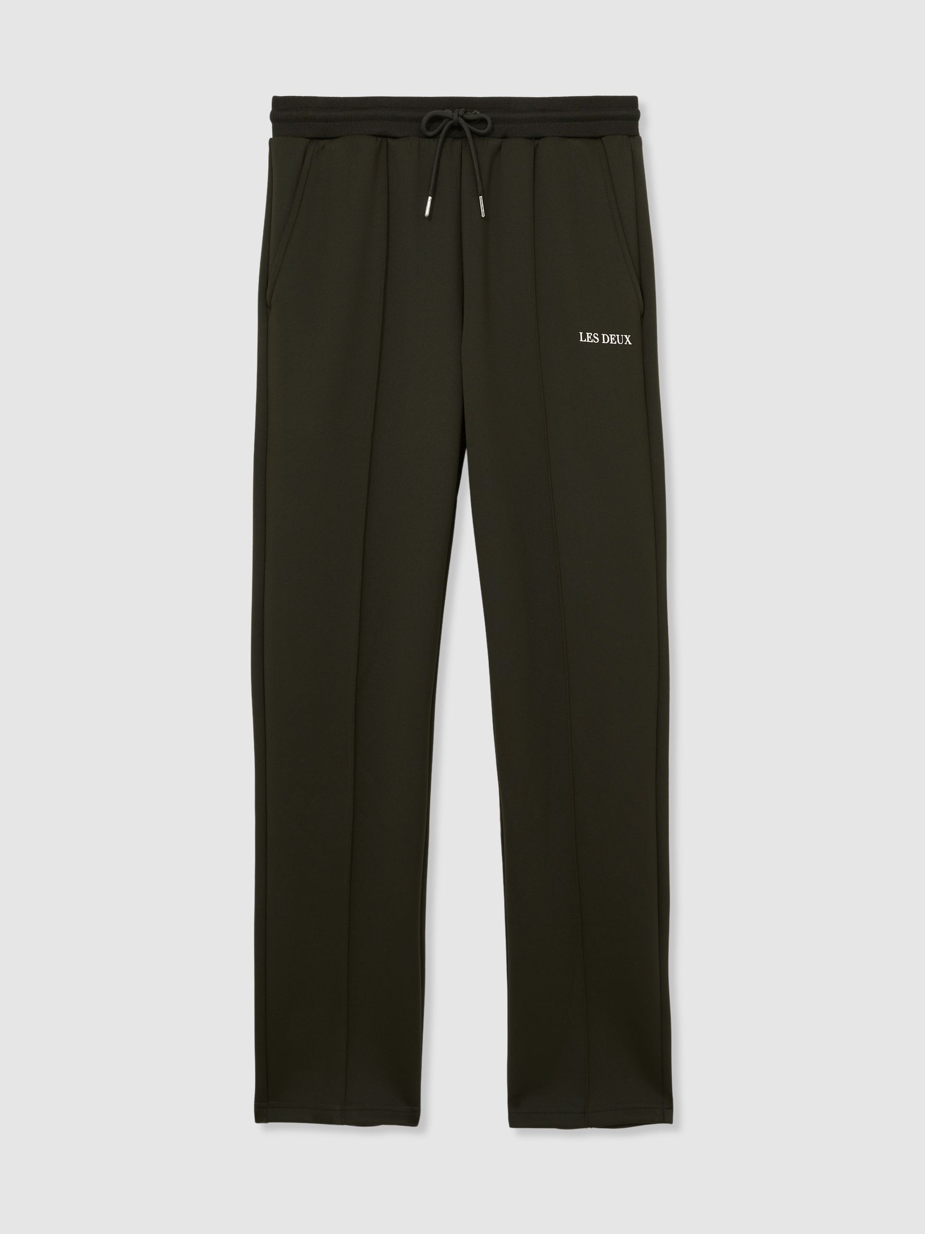 Les Deux Slim-Fit Drawstring Joggers in Dark Green