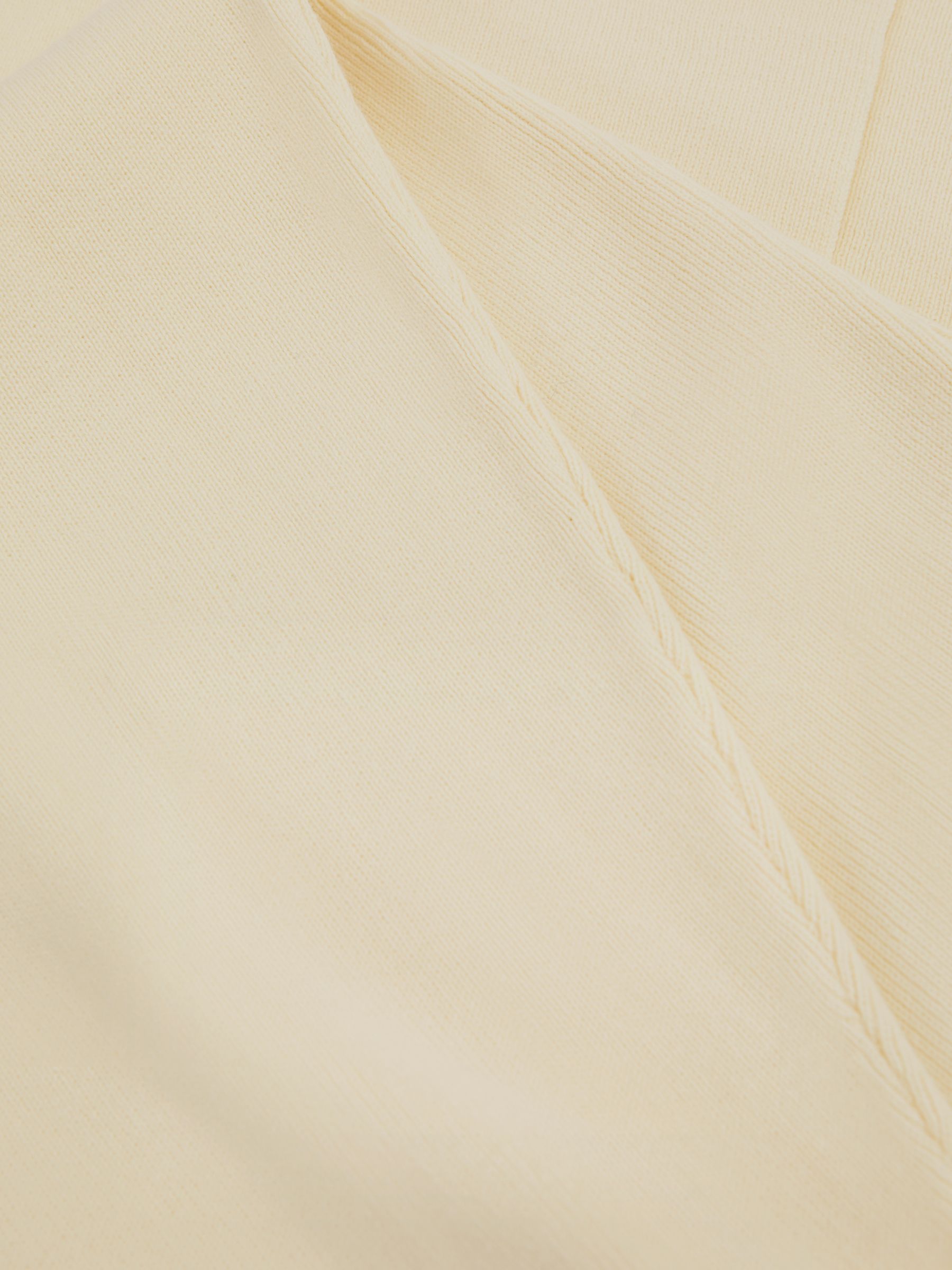 Ines White Anna Quan Knitted Cotton Midi Skirt