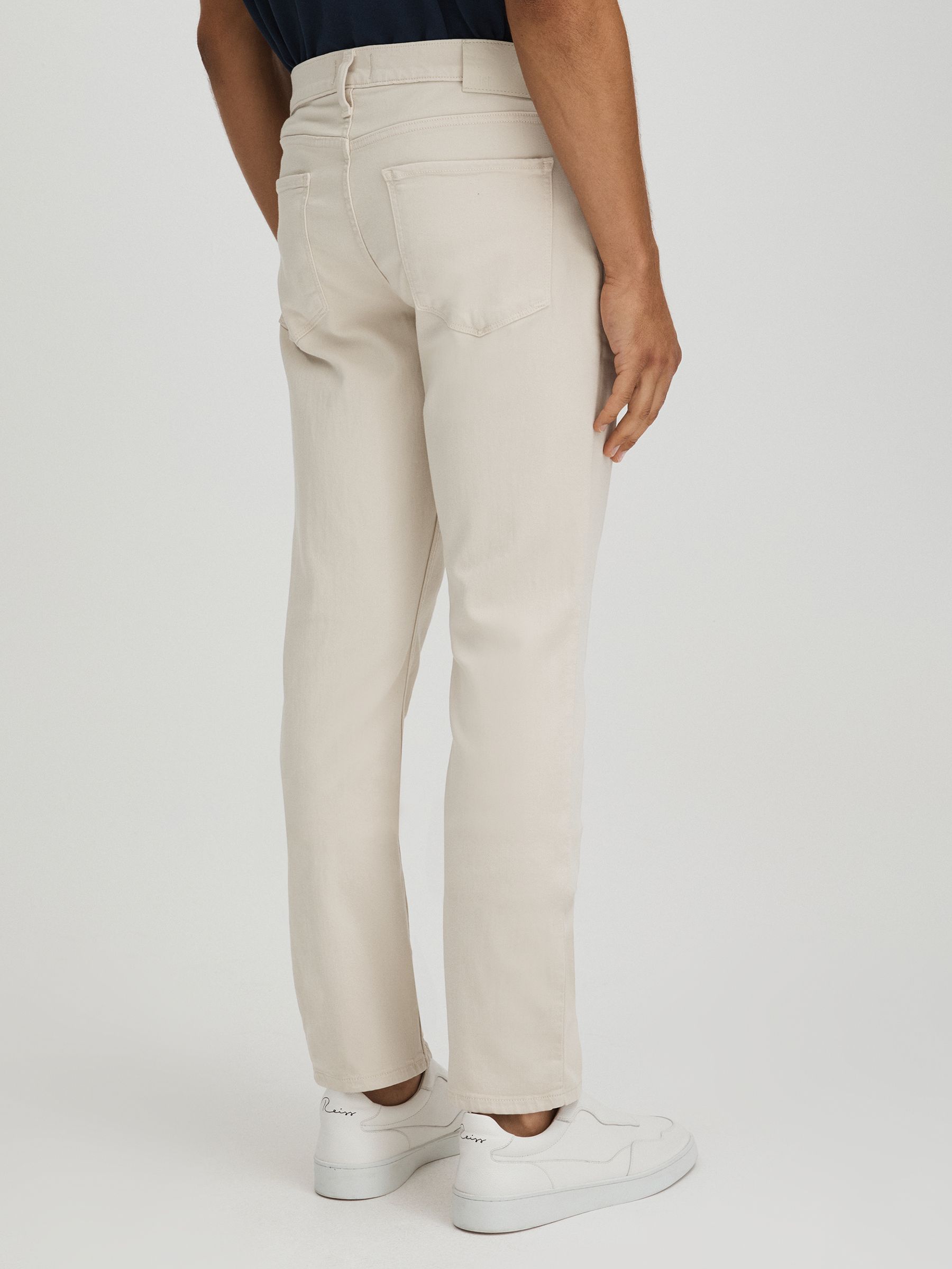 Paige Straight Leg Jeans in Ceramic