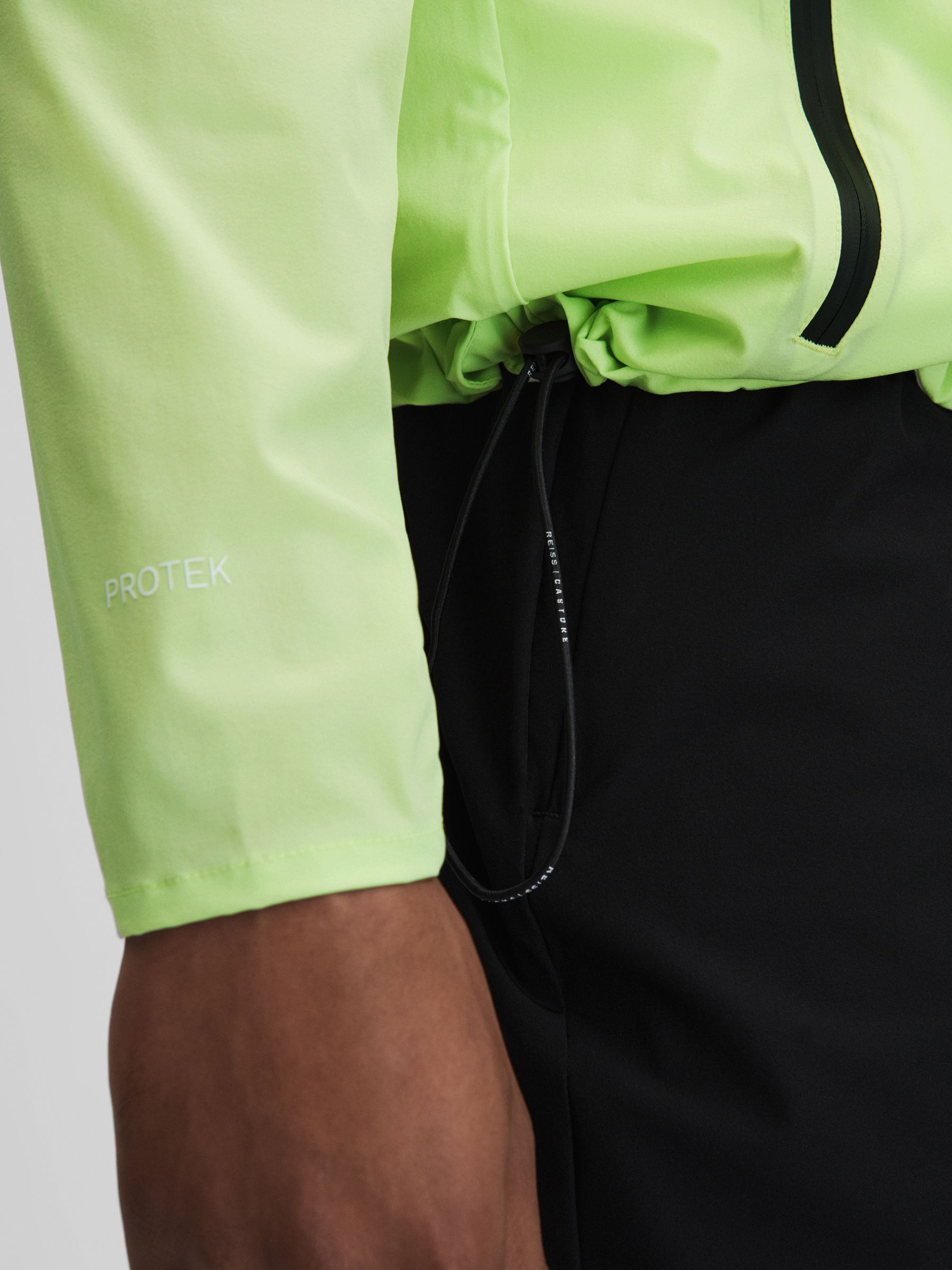 Castore Water Repellent Running Jacket in Iced Citrus Yellow