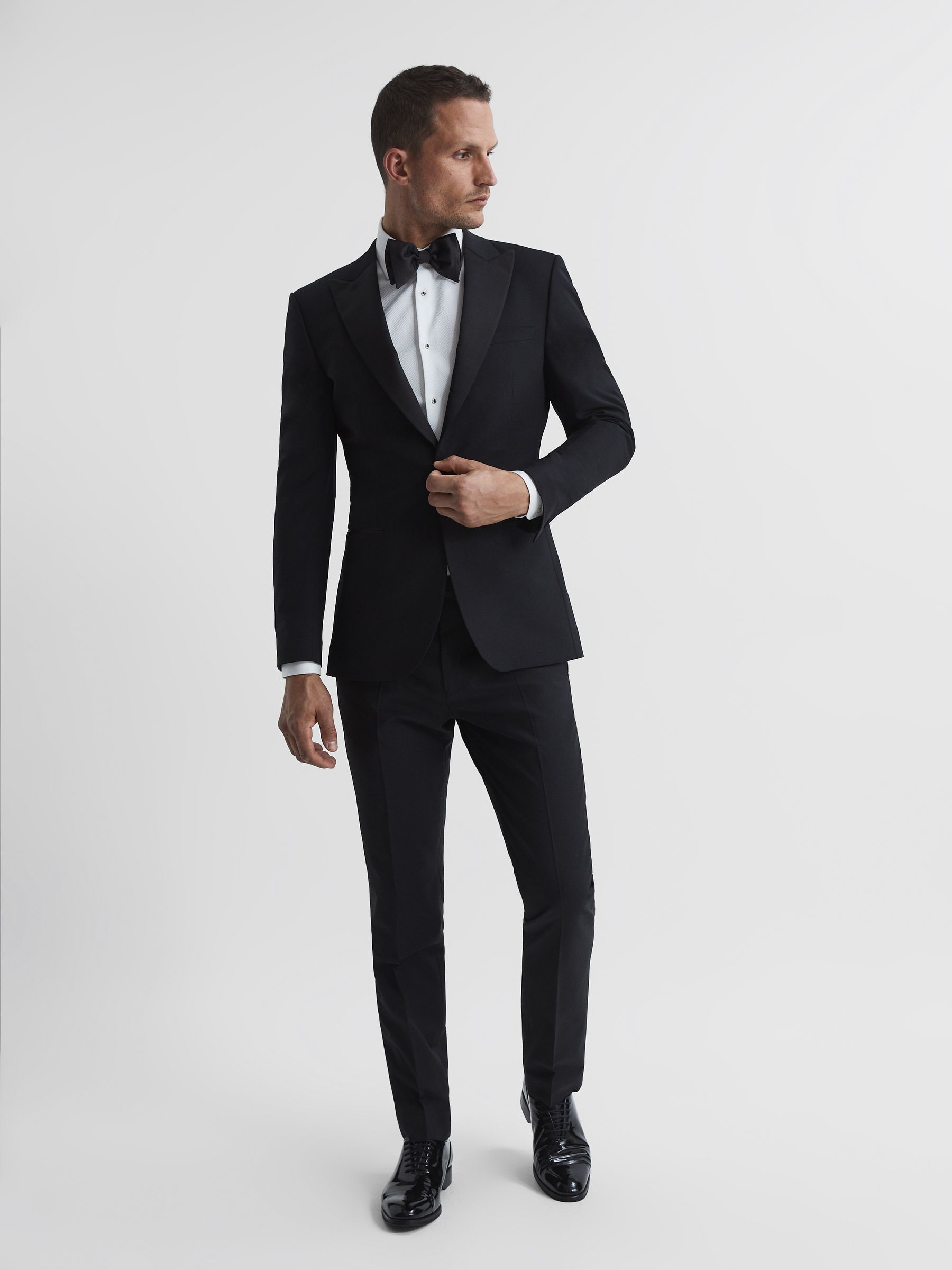 Slim Fit Dinner Shirt in White