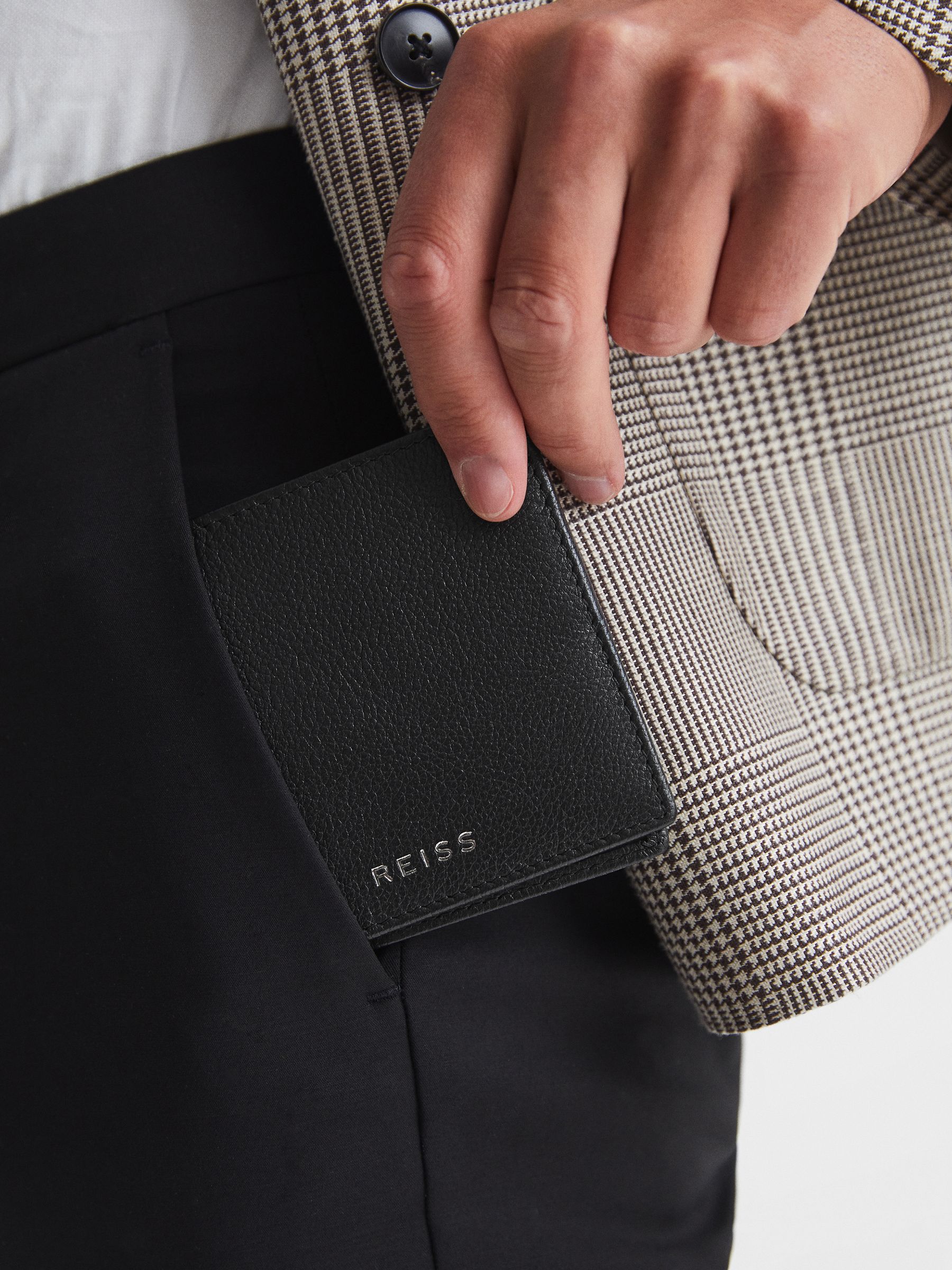 Leather Wallet in Black