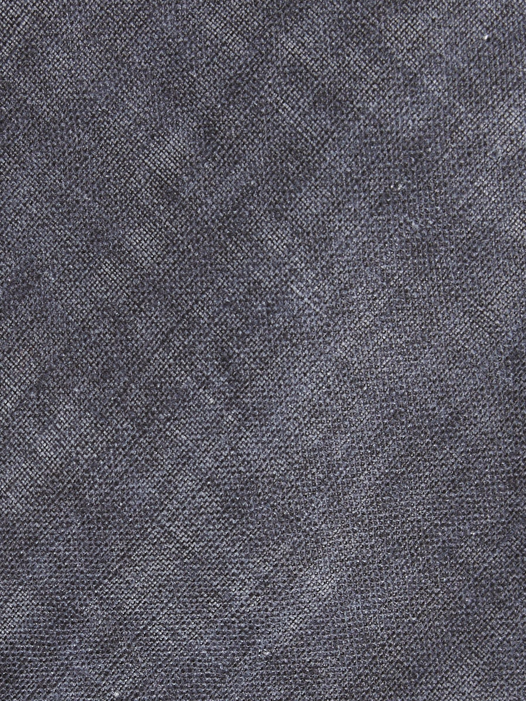 Linen Textured Tie in Navy