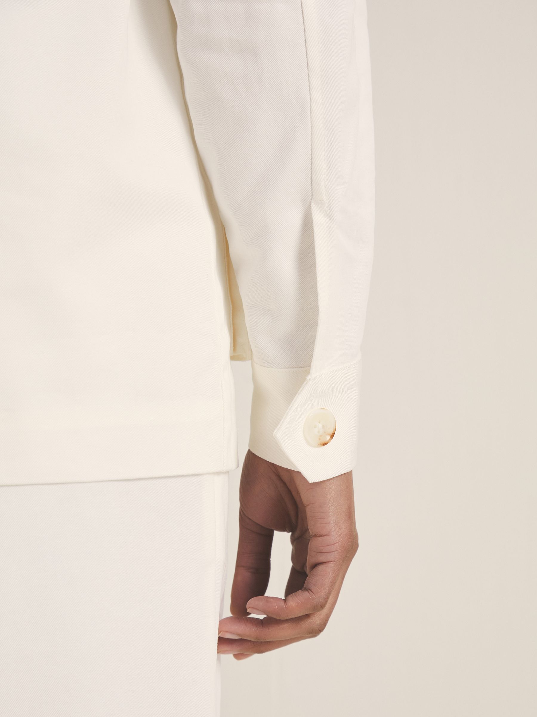 Reiss | Les 100 Ciels Utility Jacket in White