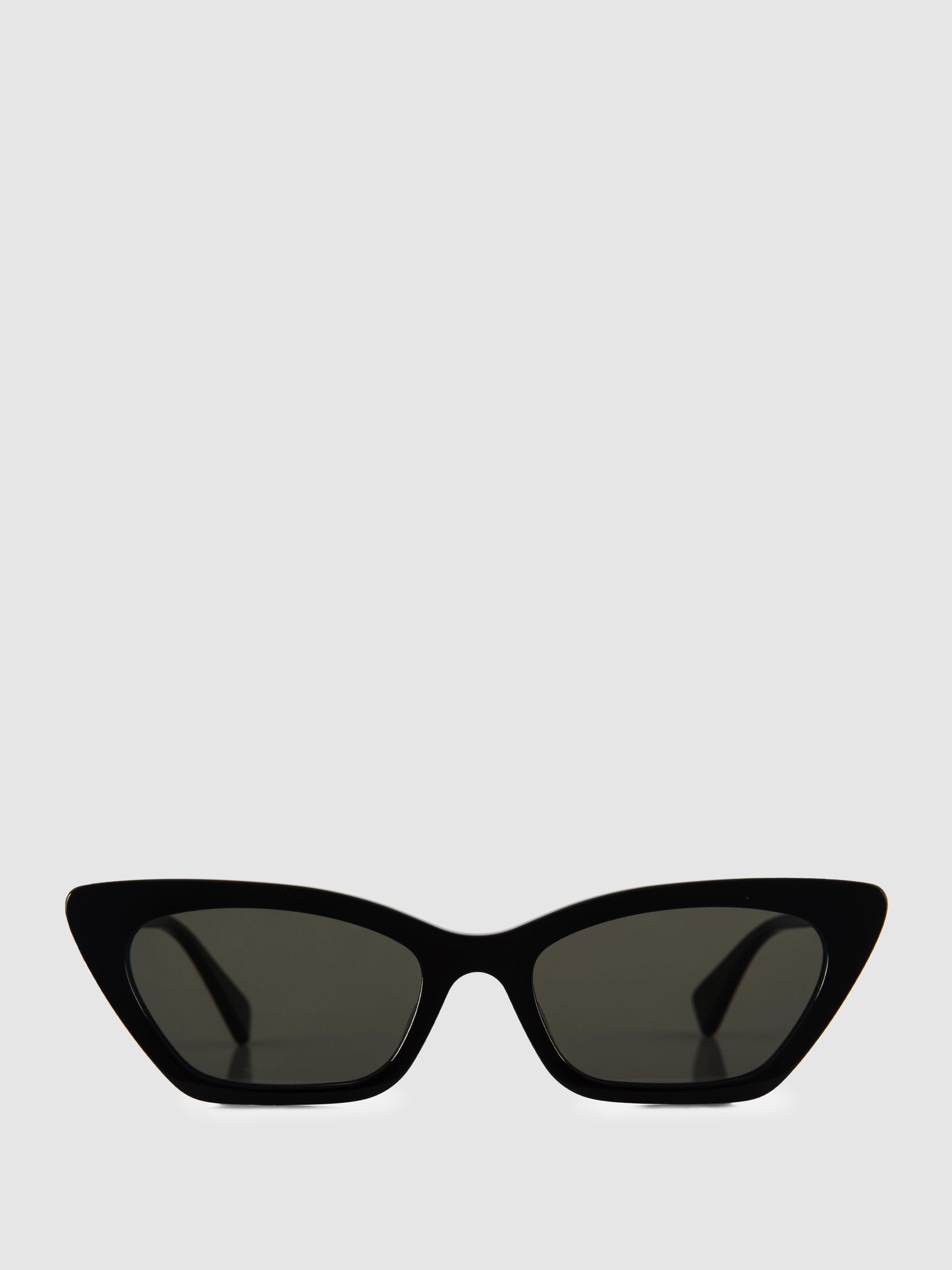 Curry and Paxton Cat Eye Sunglasses in Black