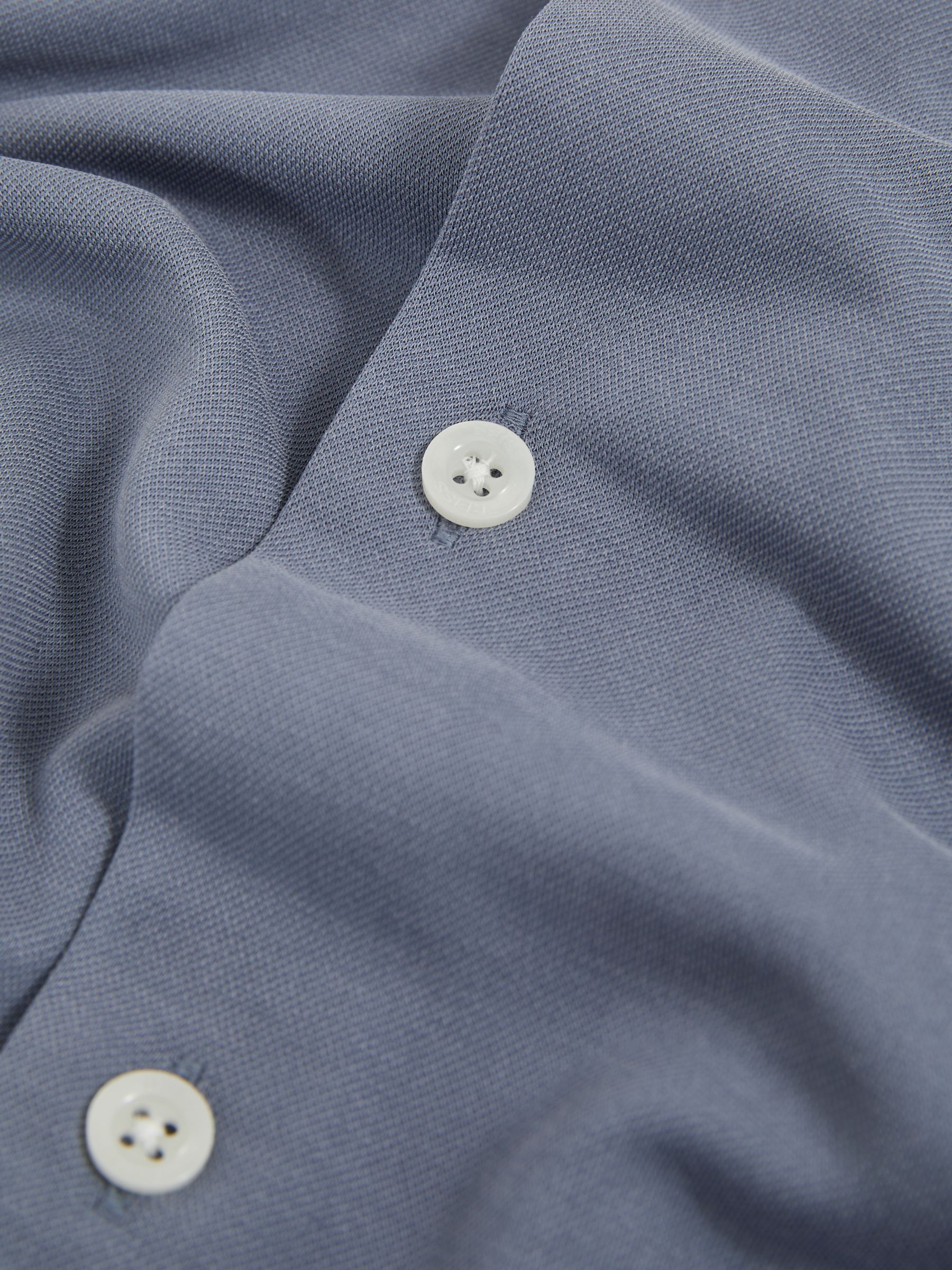 Modal-Blend Shirt in Airforce Blue