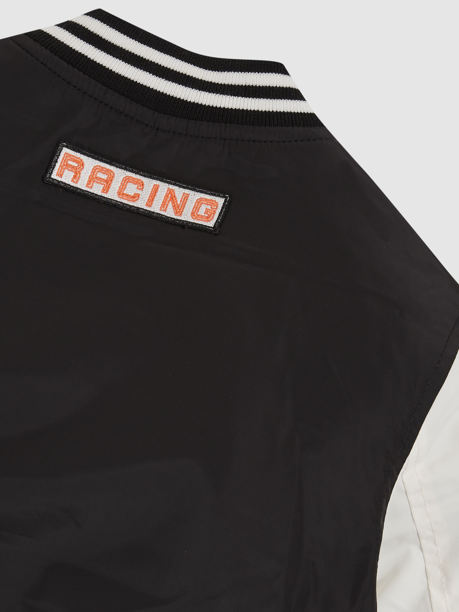 9-13 yrs McLaren F1 Team Bomber Jacket Unisex Fit in Black/Off White