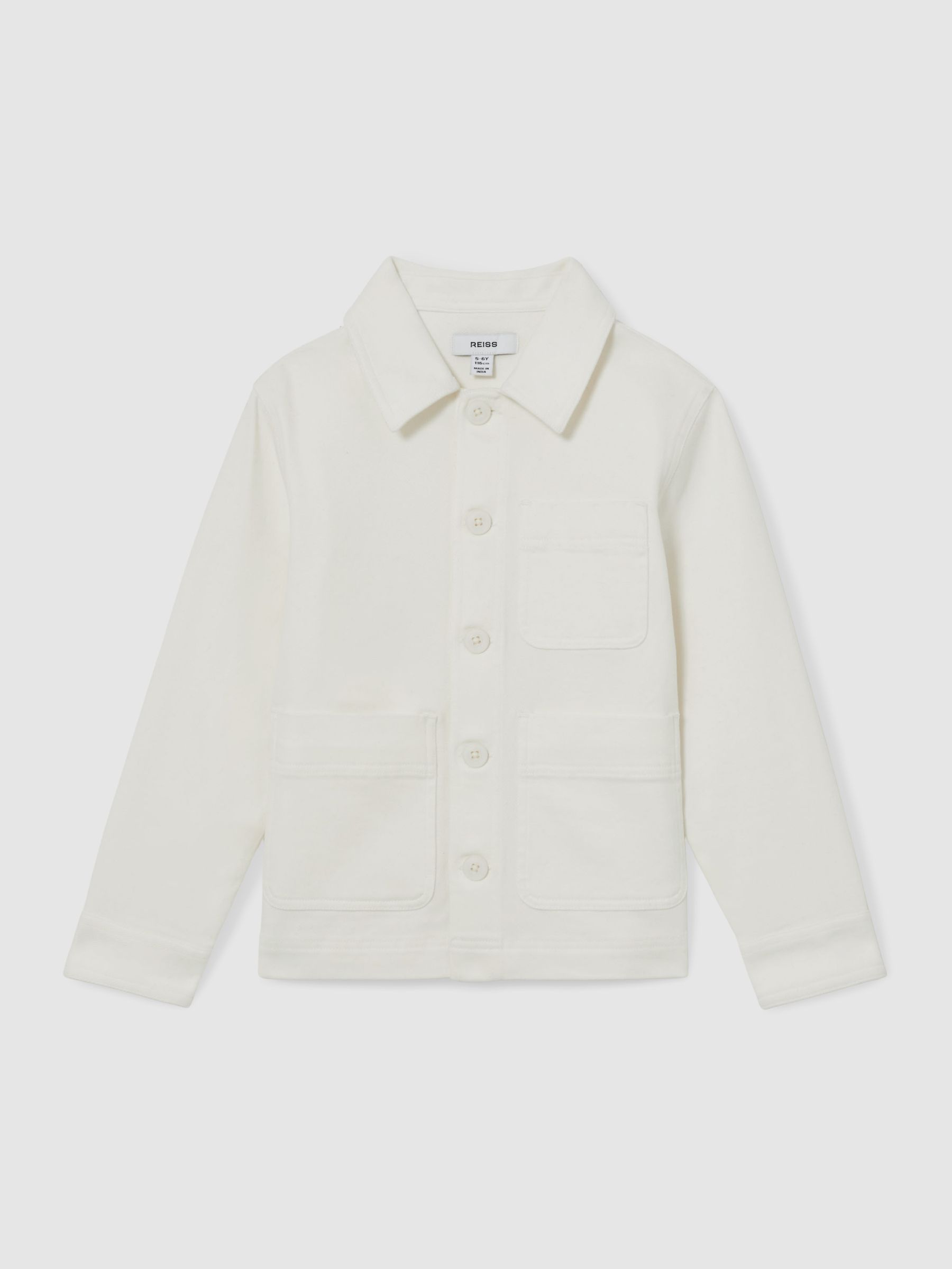 3-9 yrs Cotton-Blend Work Jacket in Off White