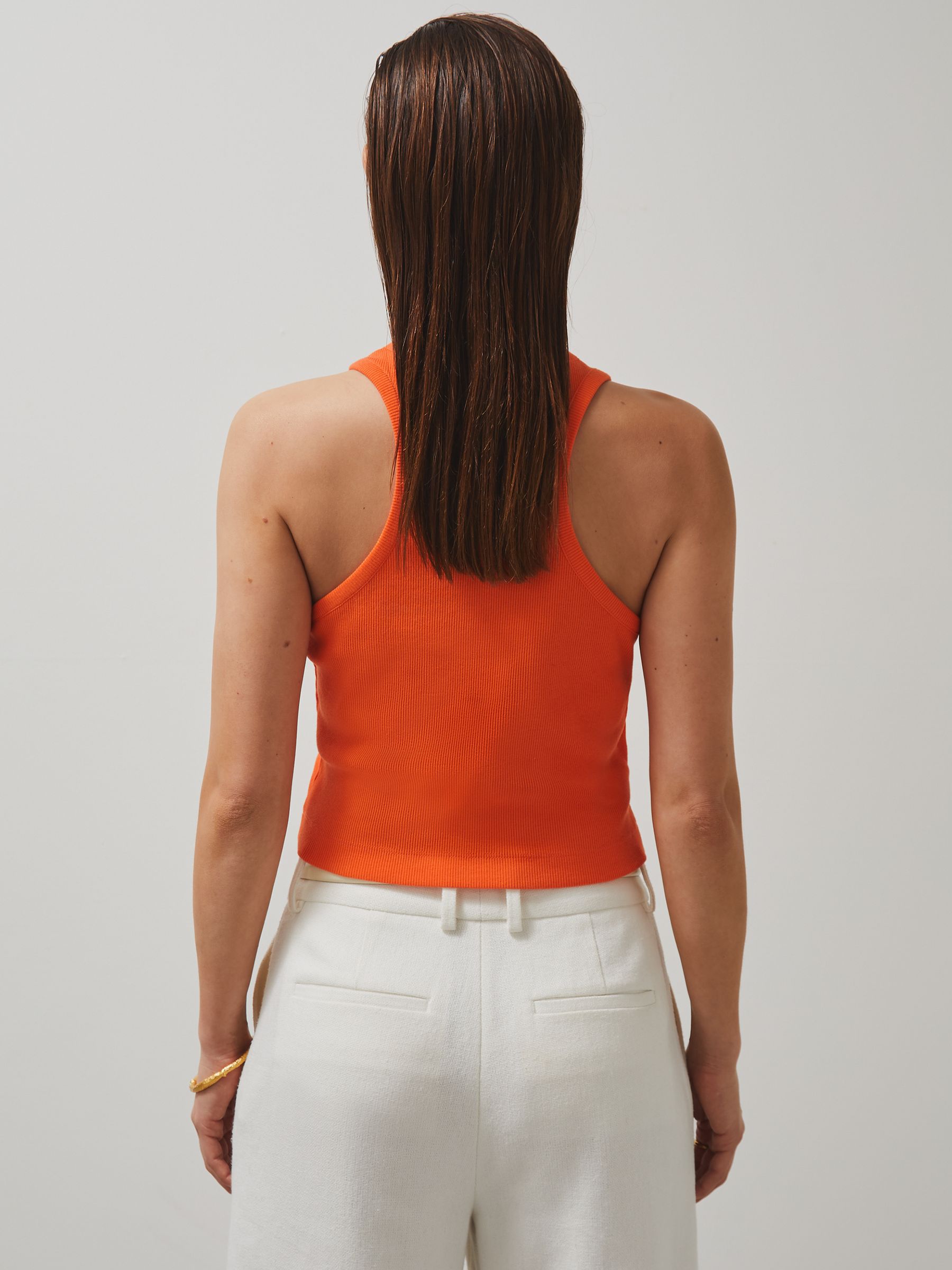 McLaren F1 Team Cotton Logo Vest in Papaya