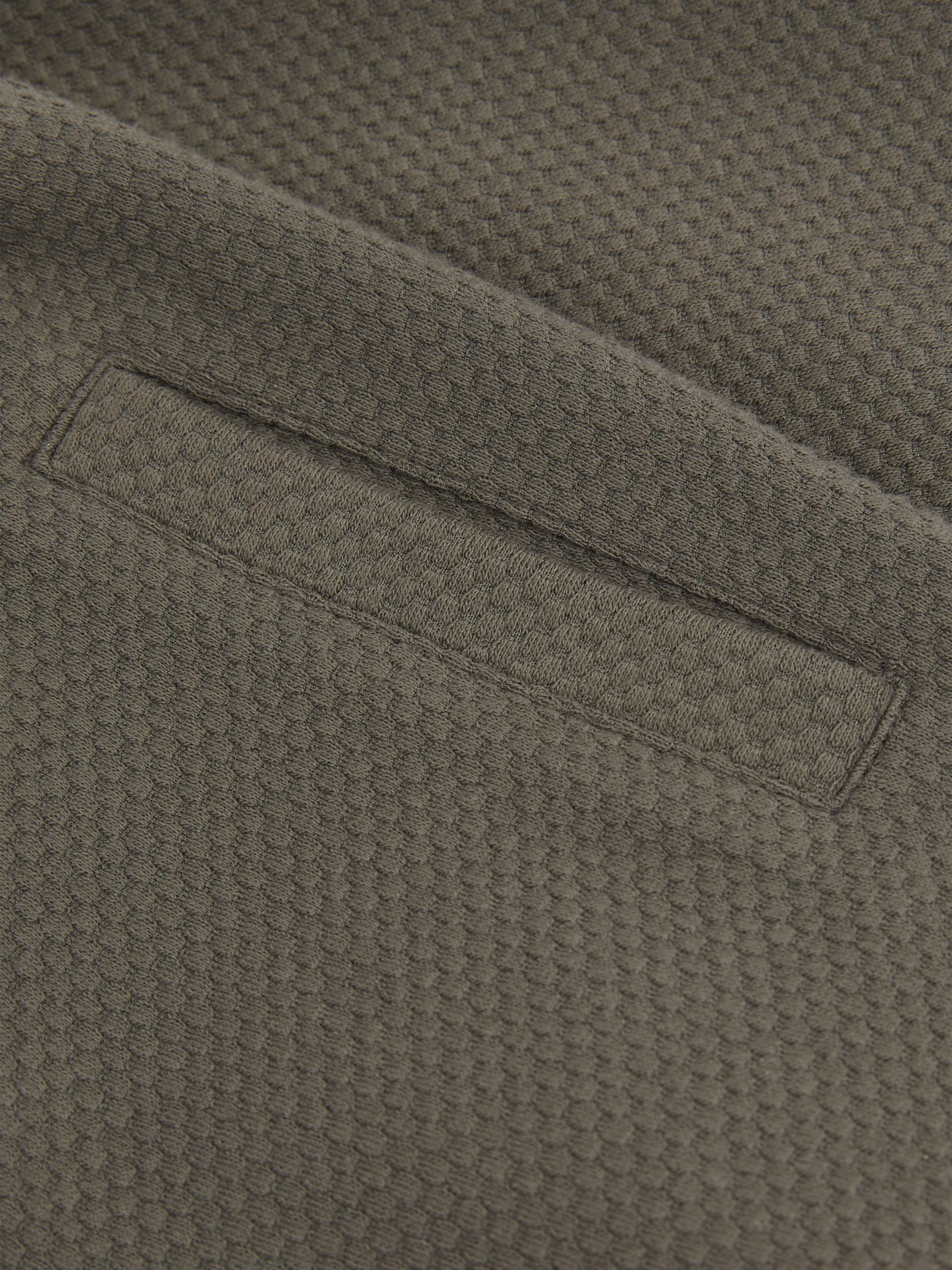 9-13 yrs Textured Drawstring Shorts in Green Smoke