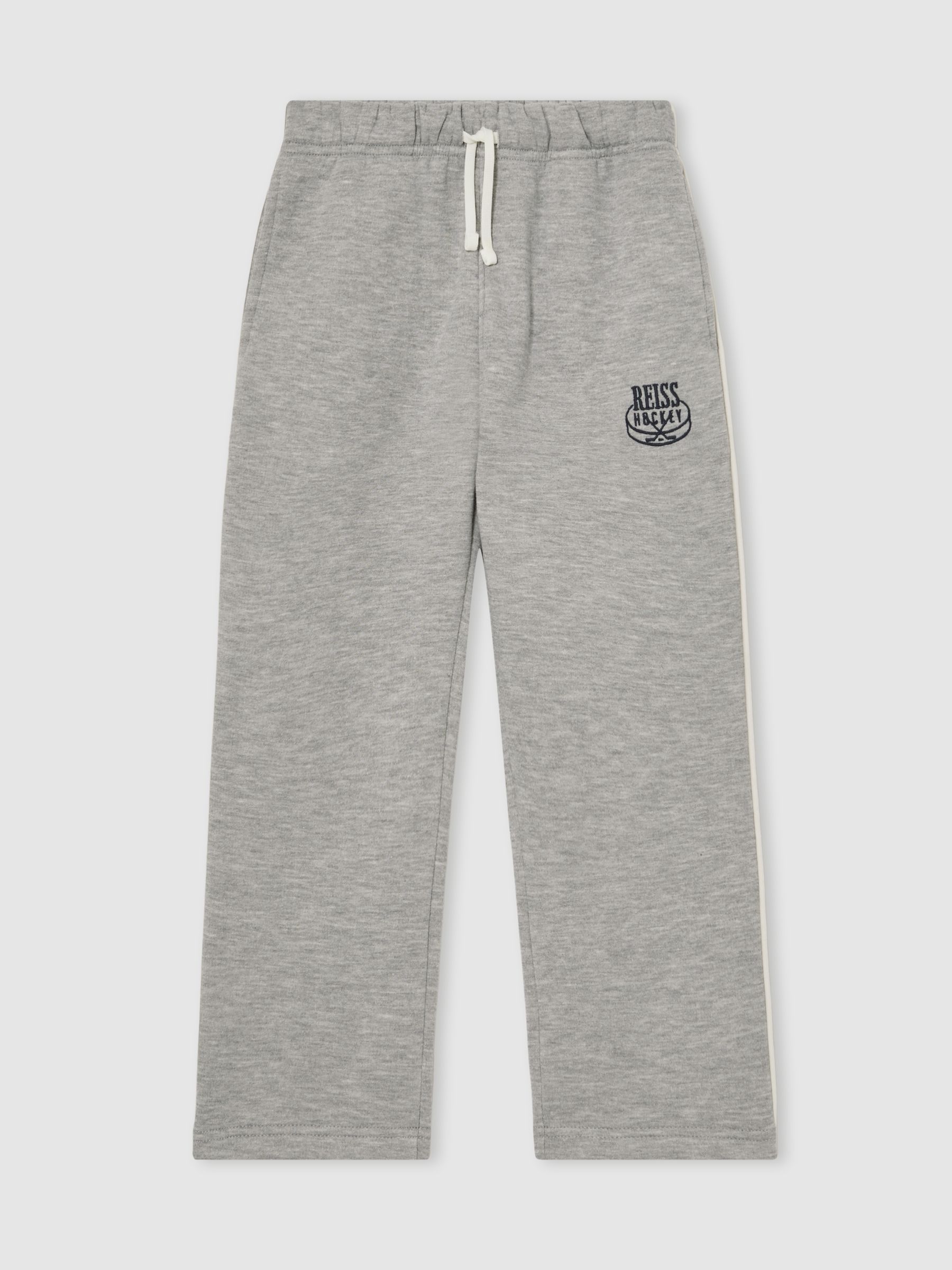 9-13 yrs Hockey Joggers in Grey Melange