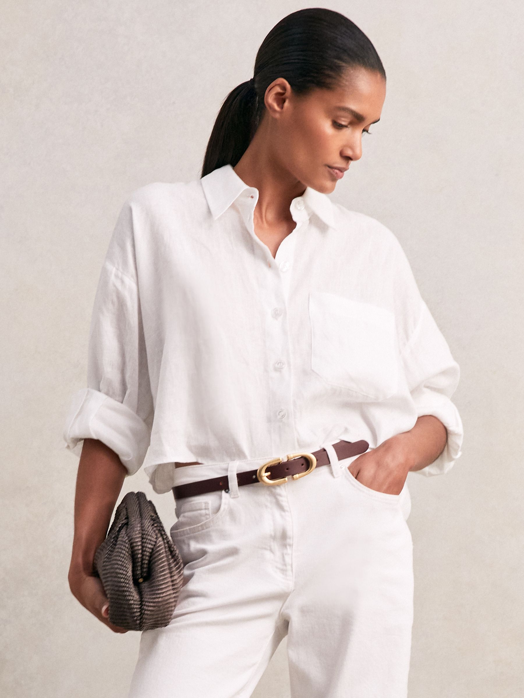 Horseshoe Belt in Burgundy