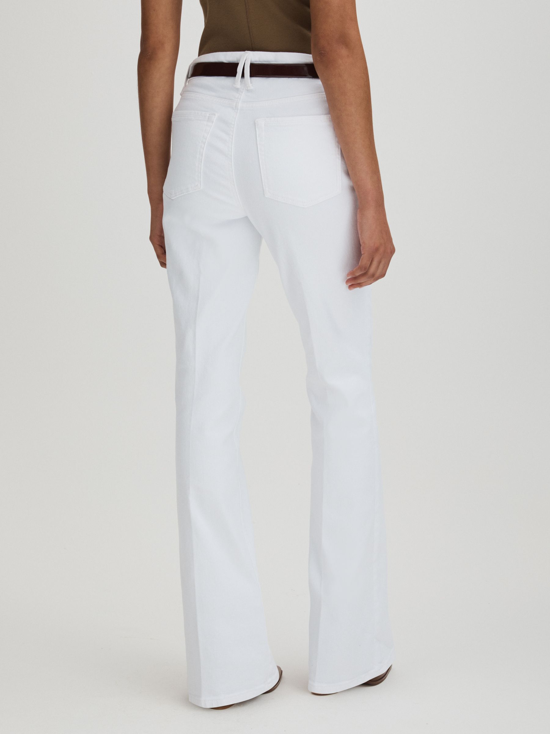 Good Classic Boot White Good American High Rise Bootcut Jeans