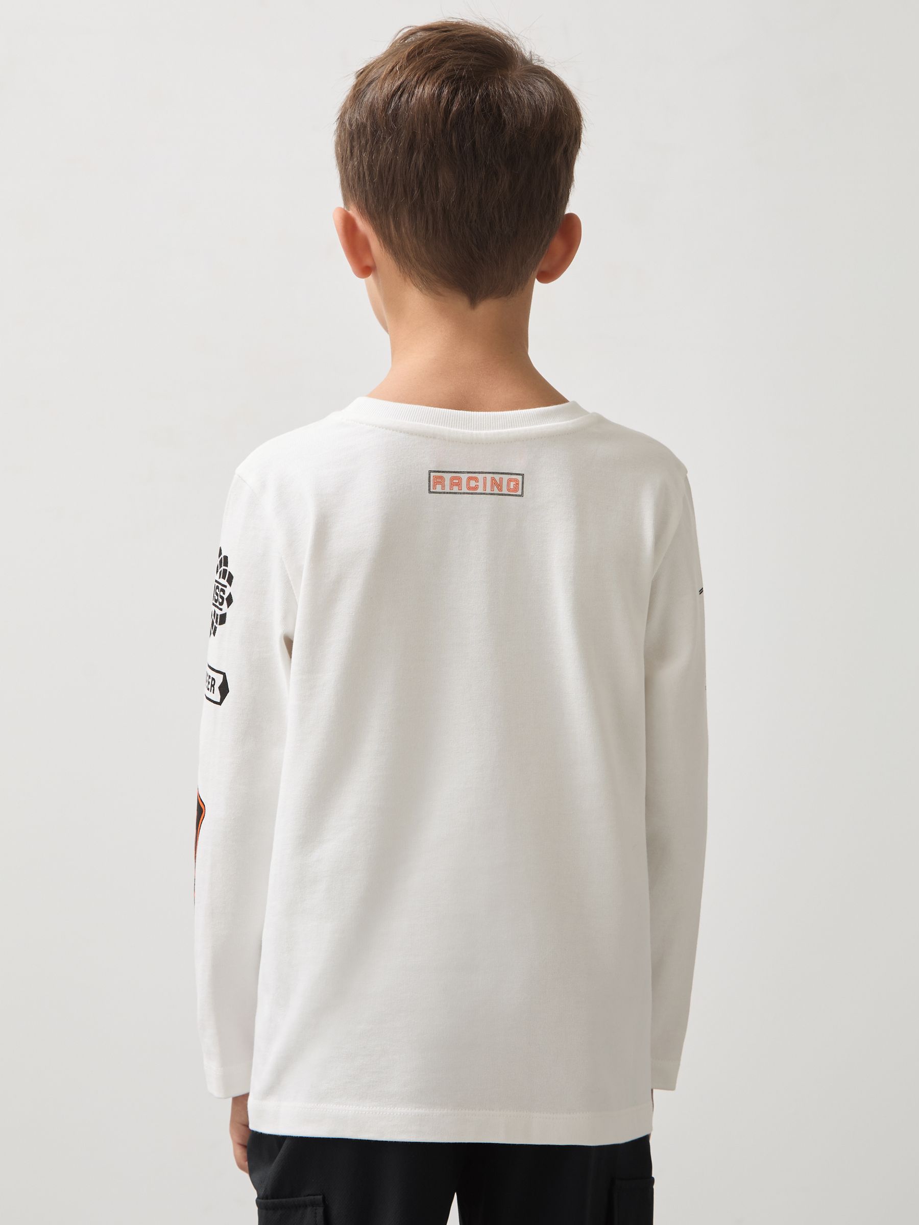 9-13 yrs McLaren F1 Team Cotton Logo T-Shirt Unisex Fit in White