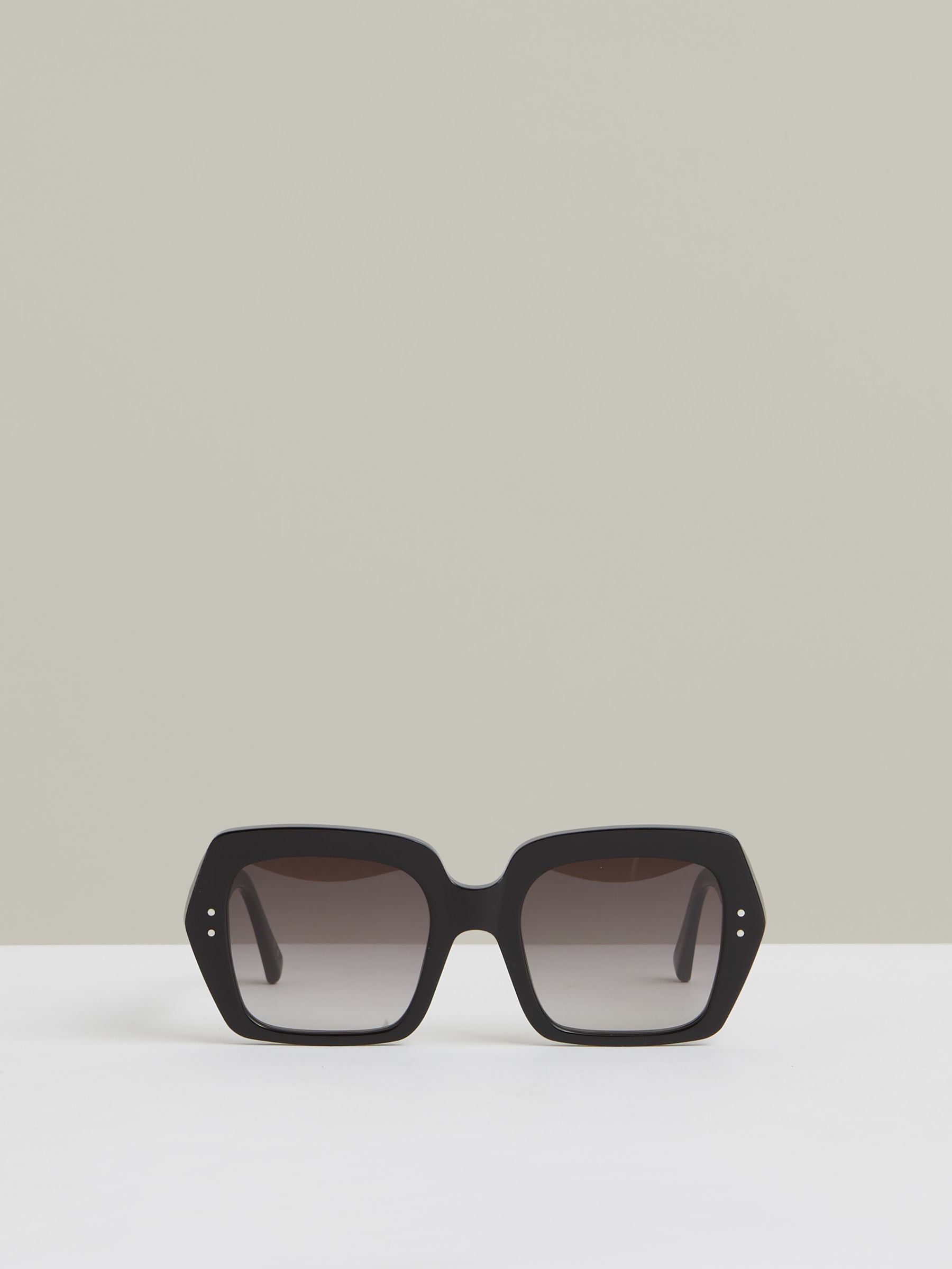 Monokel Oversized Eyewear Sunglasses in Black