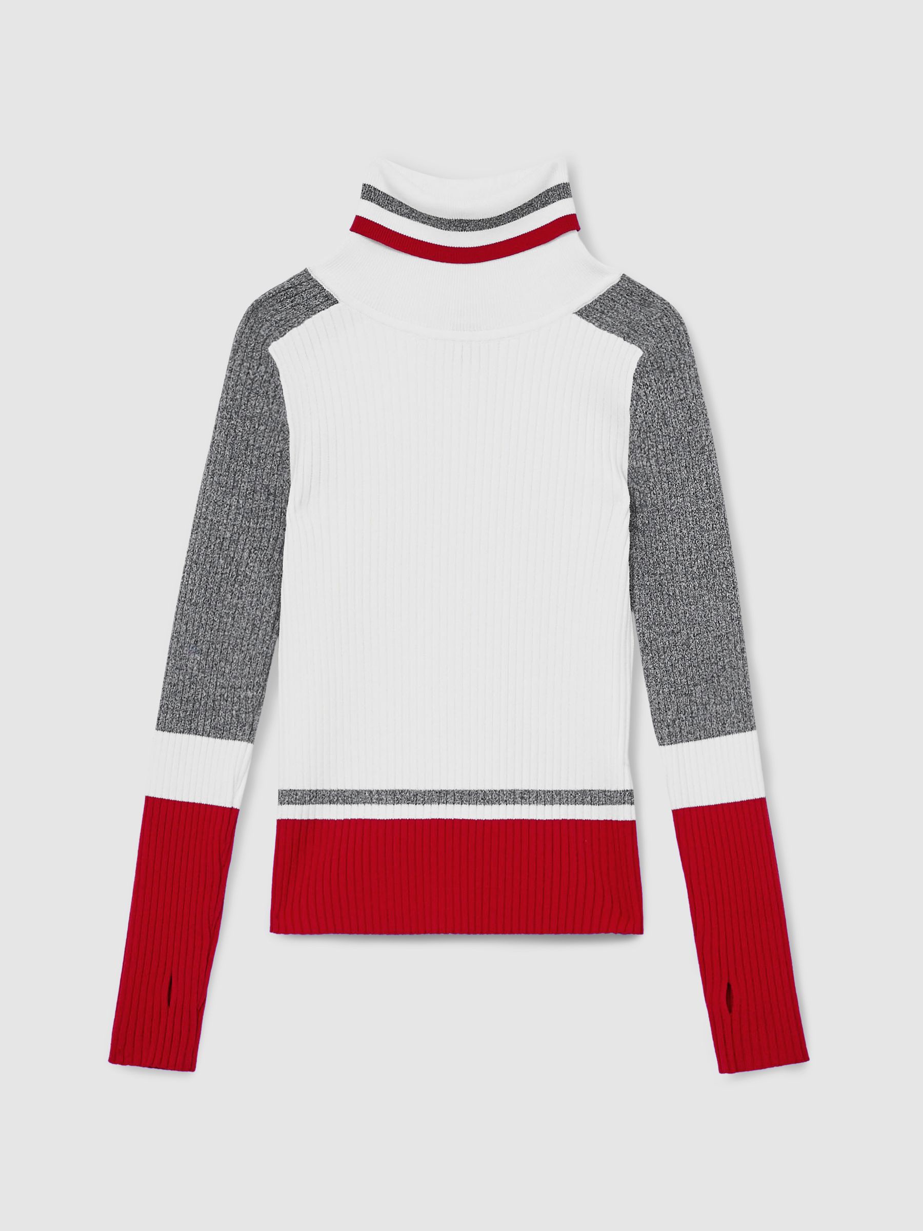 9-13 yrs Ribbed Roll-Neck Jumper in Ivory