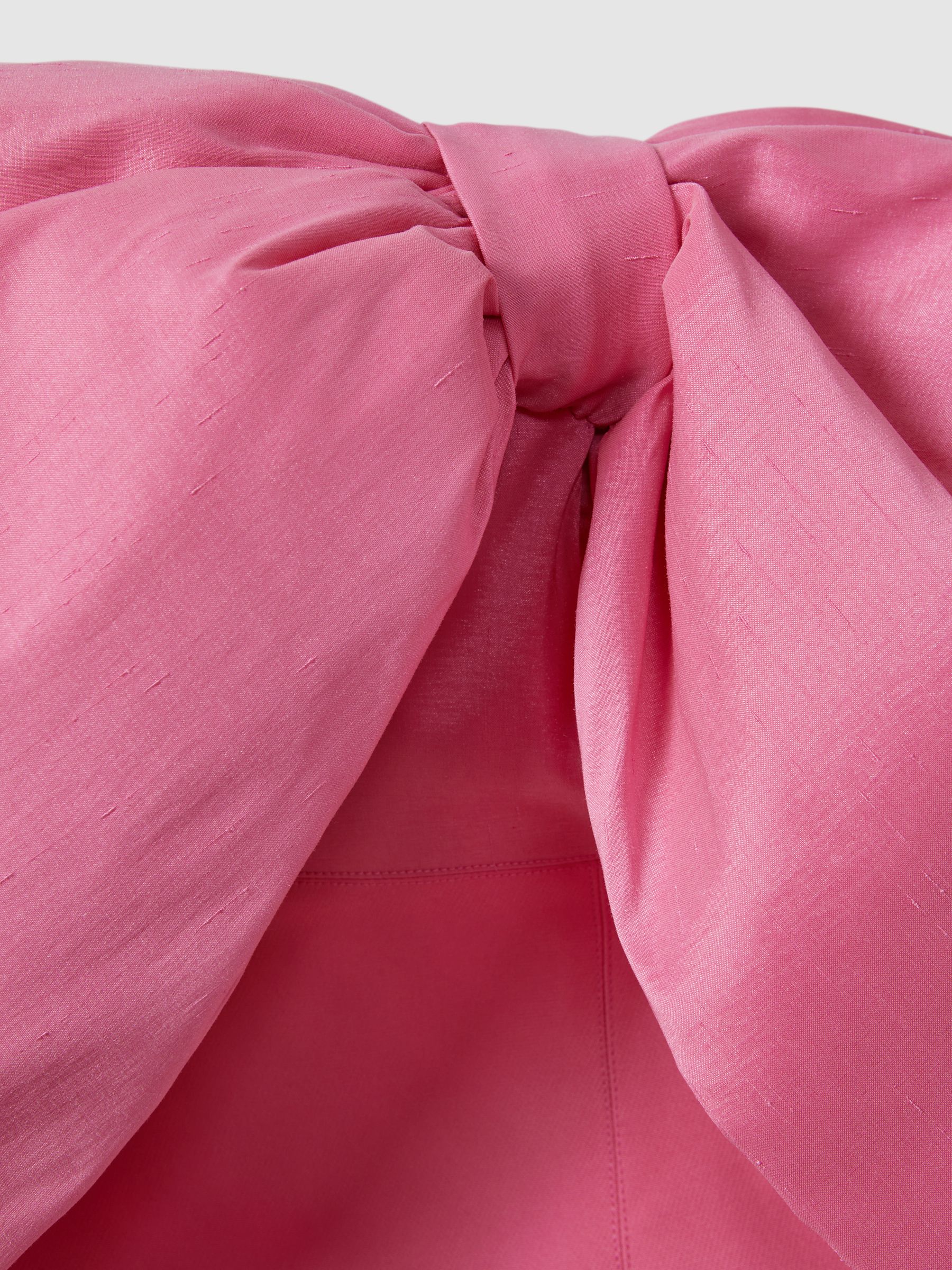 Rachel Gilbert Bow Mini Dress in Pink