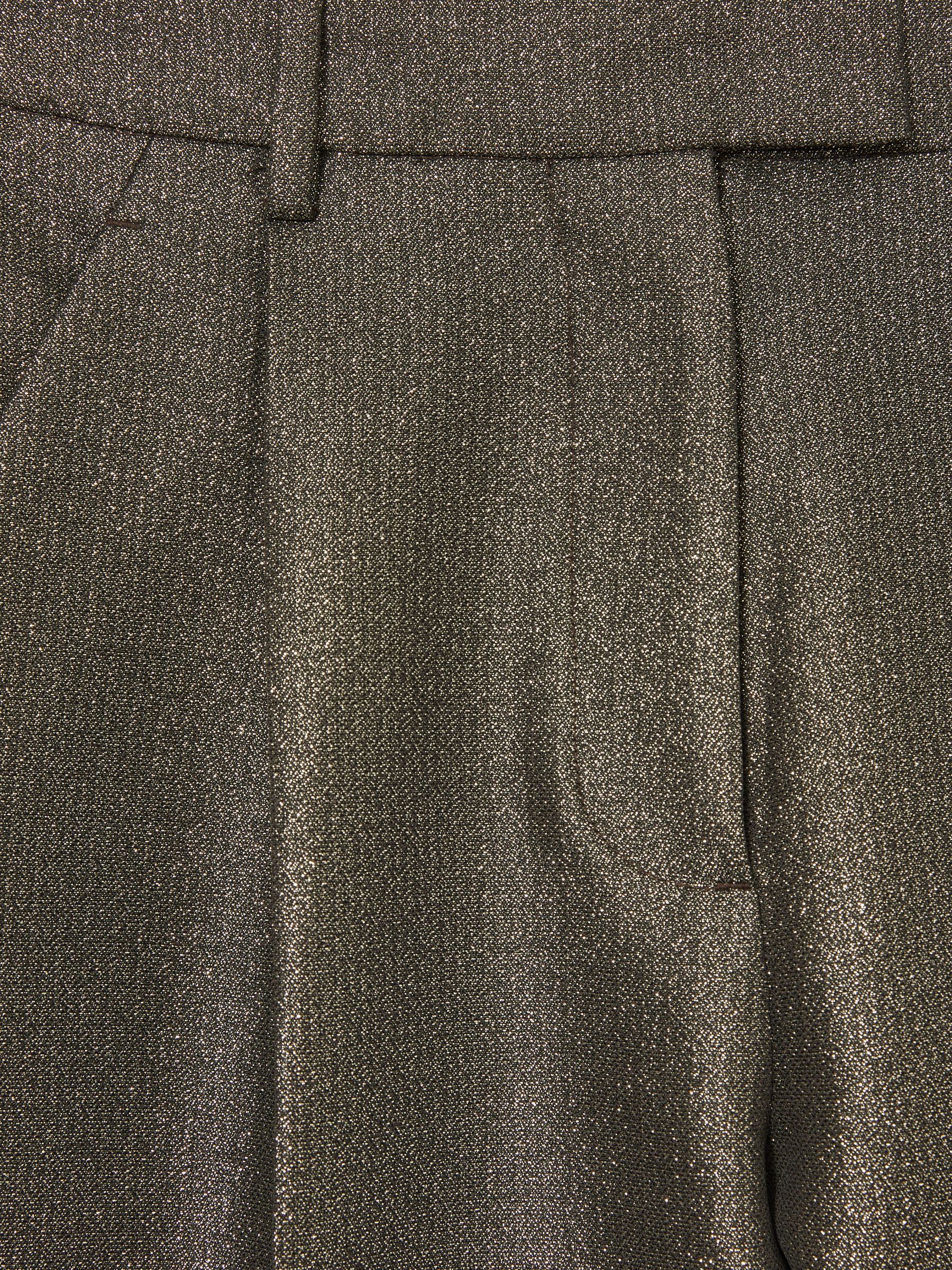 Sparkle Tapered Trousers in Dark Gold