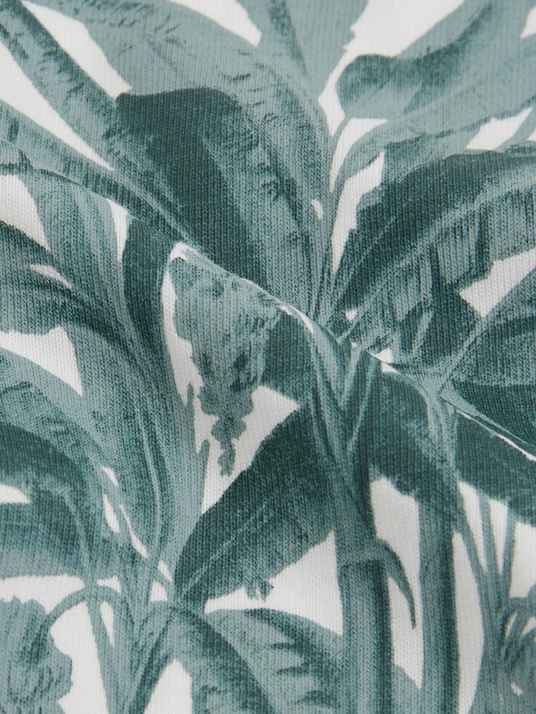 4-9 yrs Reiss | NYBG Floral Oversize T-Shirt in Khaki