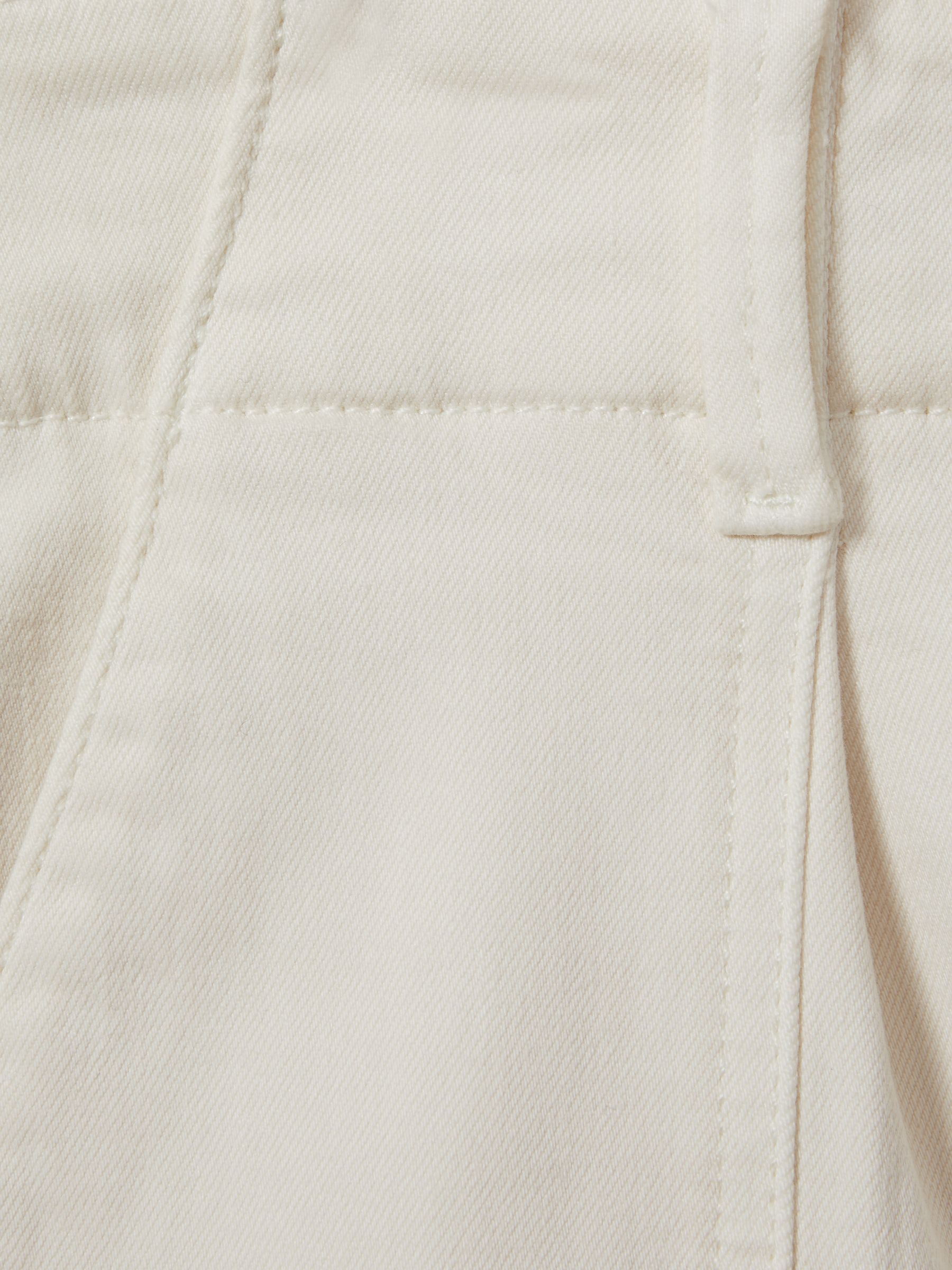 Paige High Rise Shorts With Turned-Up Hems in Sand