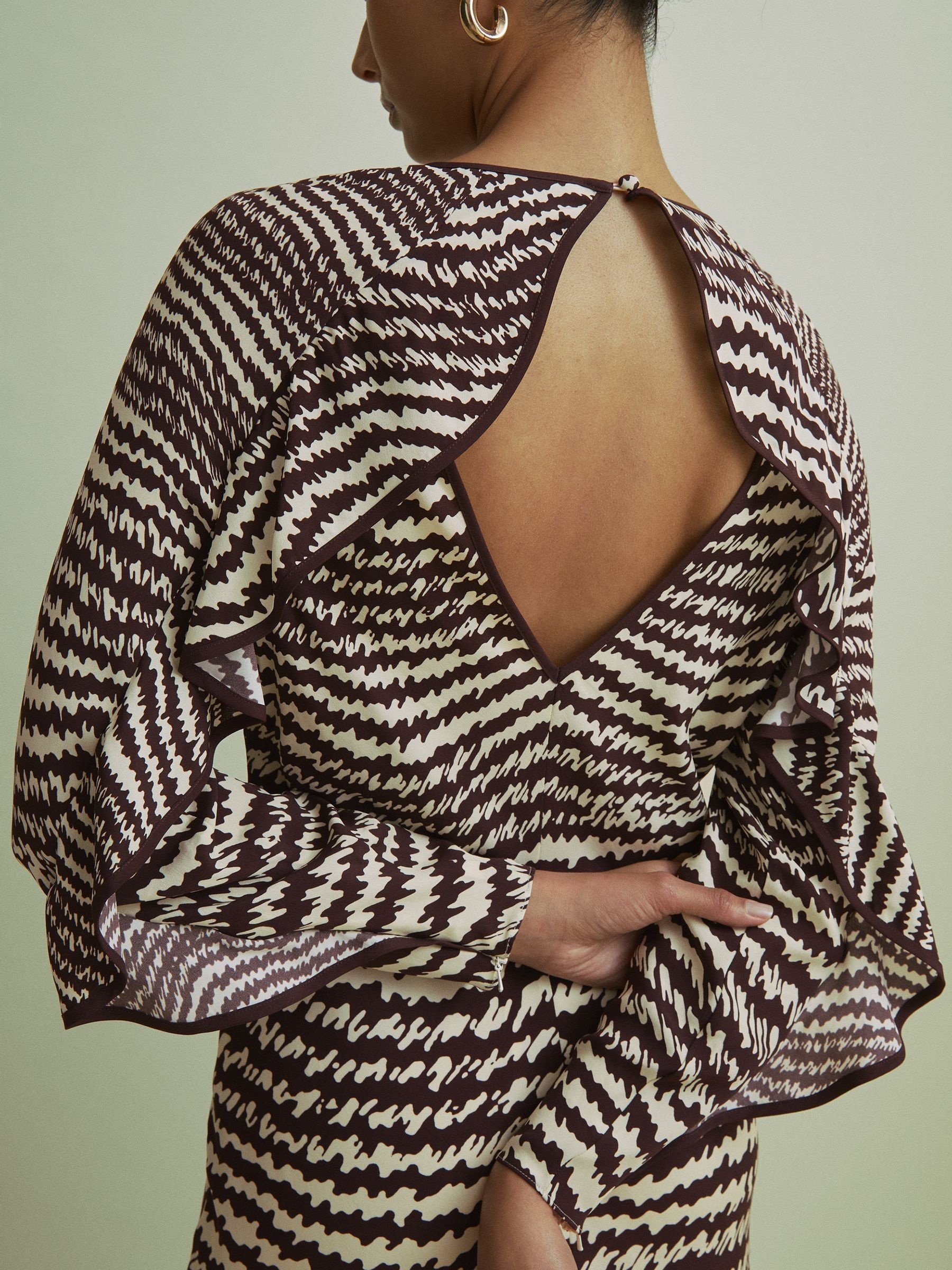 Florere Column Midi Dress in Chocolate