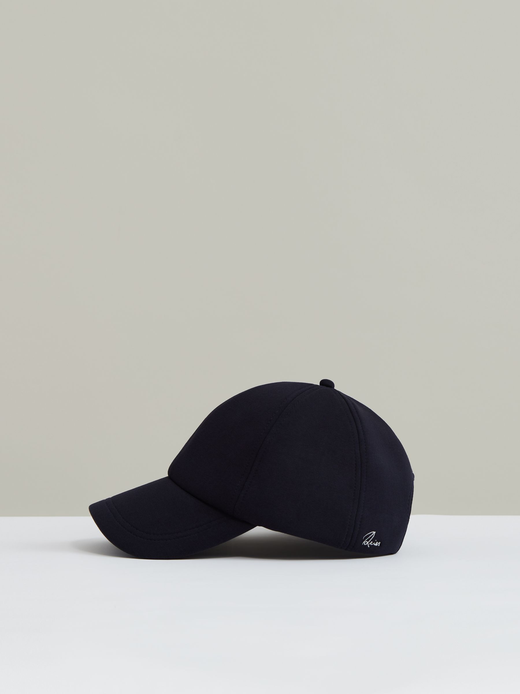 Jersey Logo-Embroidered Baseball Cap in Navy