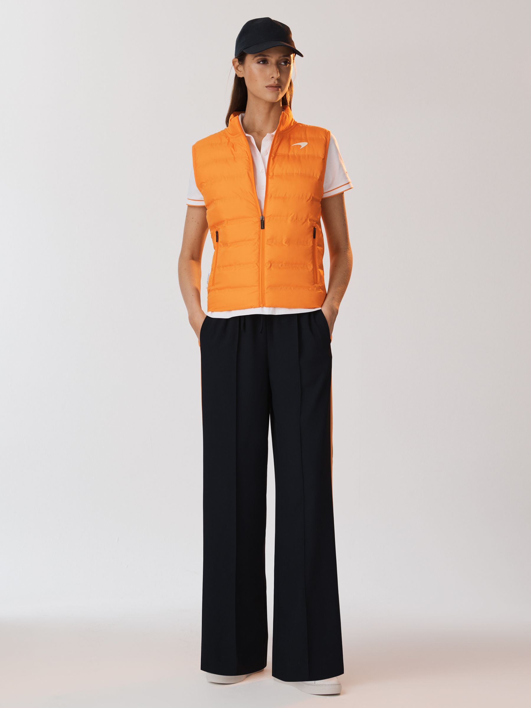 McLaren F1 Mercerised Cotton Polo Shirt in White