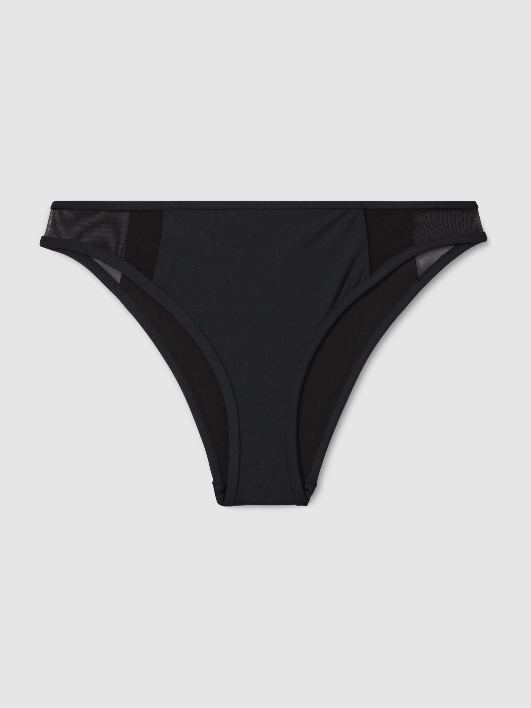 Calvin Klein Underwear Mesh Bikini Bottoms in Black