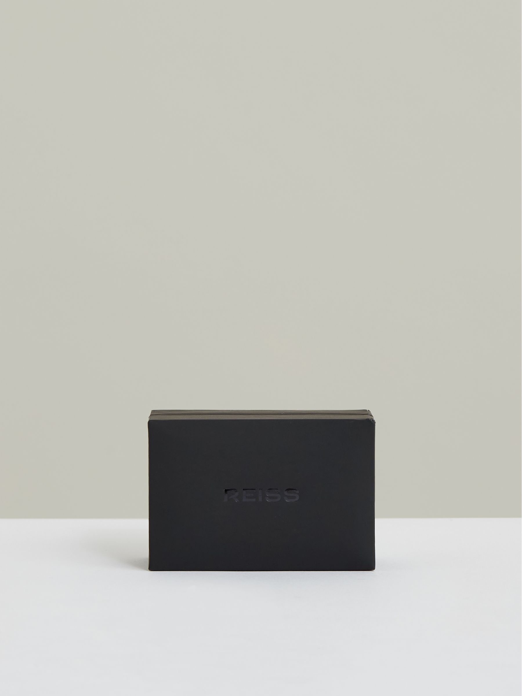 Inlaid Round Cufflinks in Silver Tone /Mop