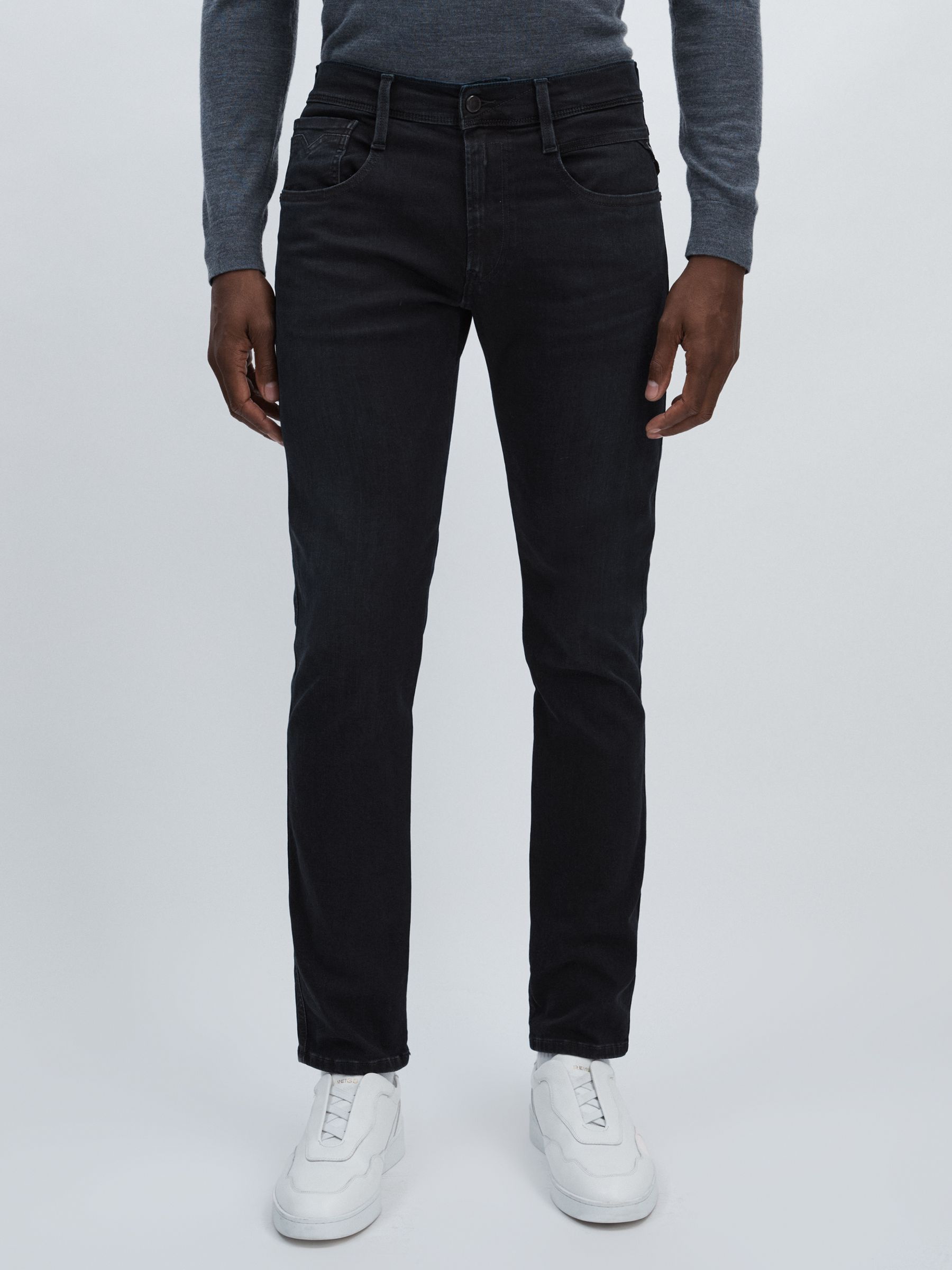 Replay Slim-Fit Hyperflex Jeans in Dark Blue