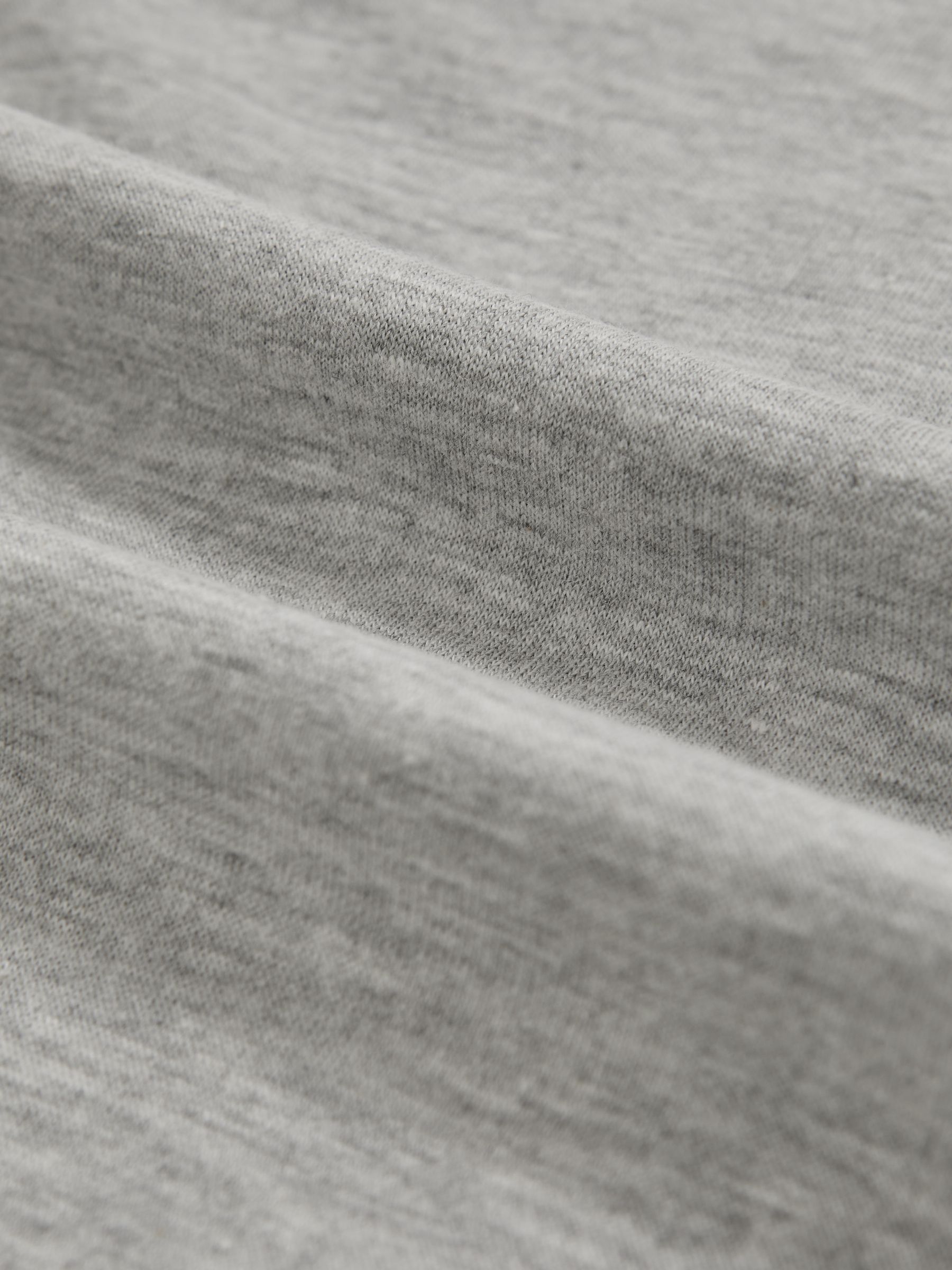 9-13 yrs Cotton-Blend Crew-Neck T-Shirt in Grey Marl