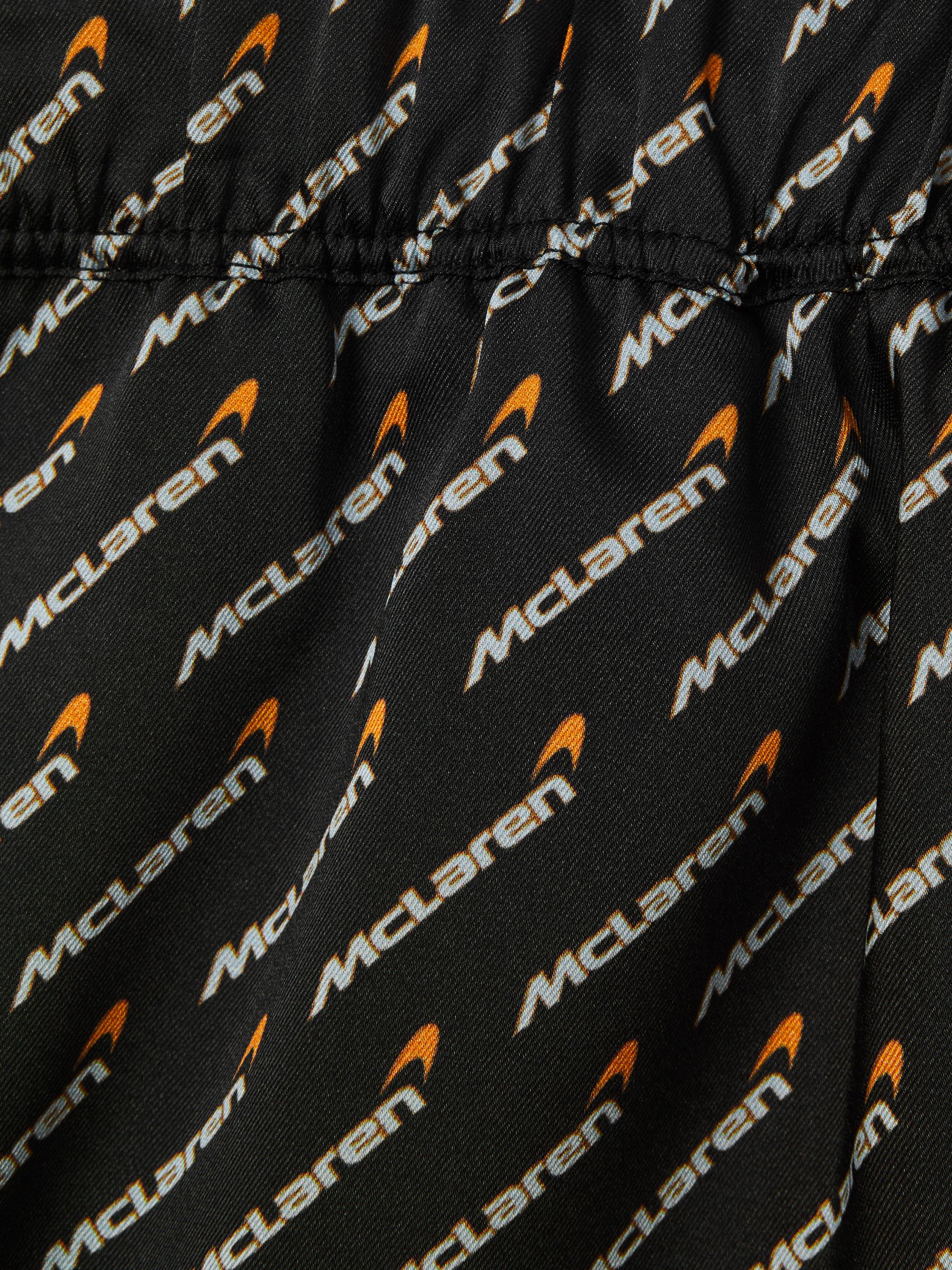 McLaren F1 Silverstone Drawstring Shorts in Black Multi