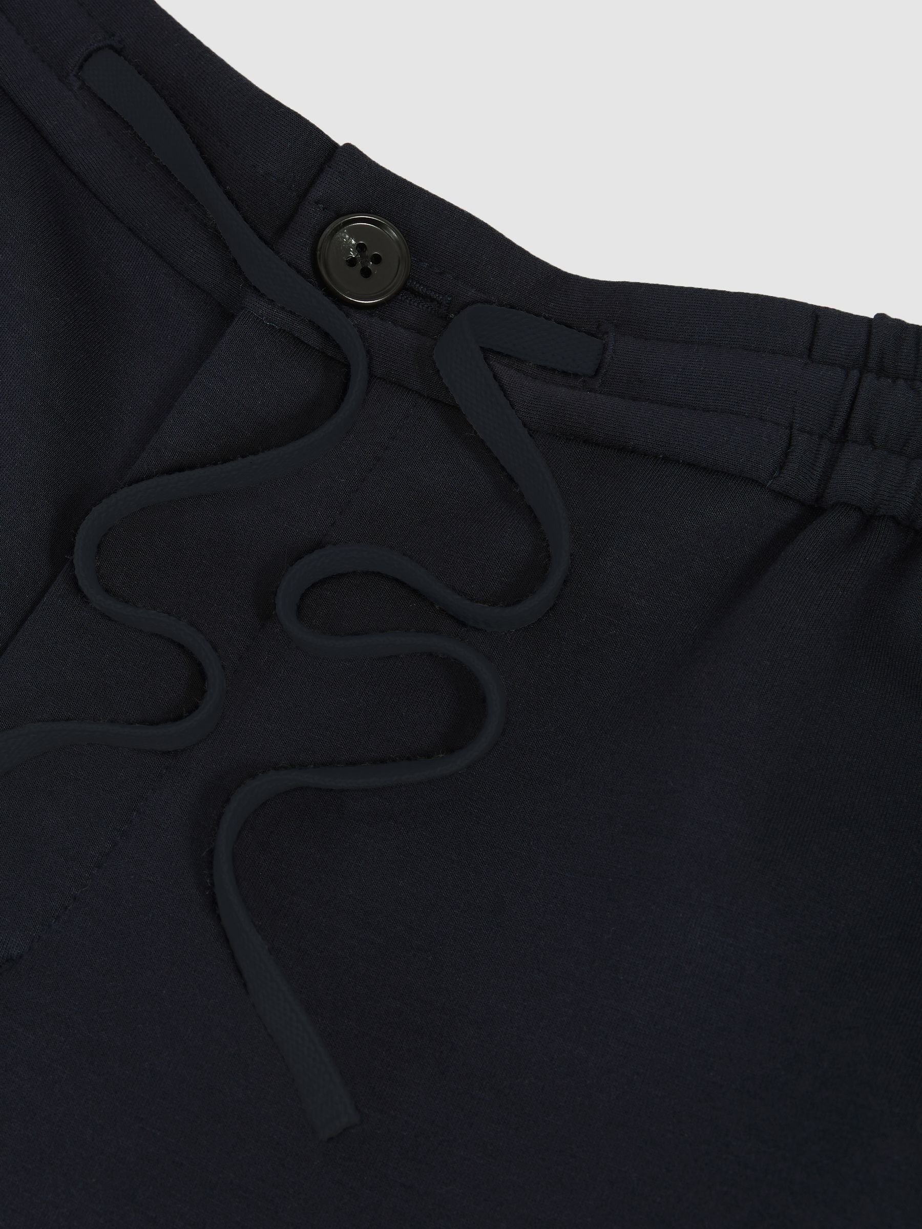 Reiss | Les 100 Ciels Wide-Leg Joggers in Navy