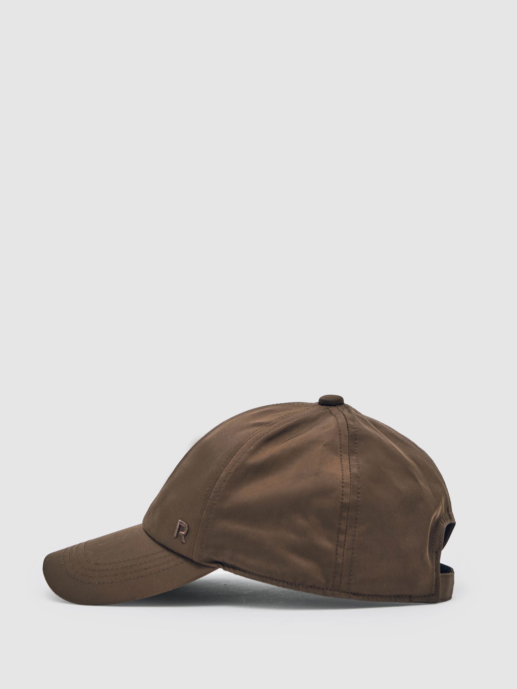 Logo-Embroidered Baseball Cap in Chocolate