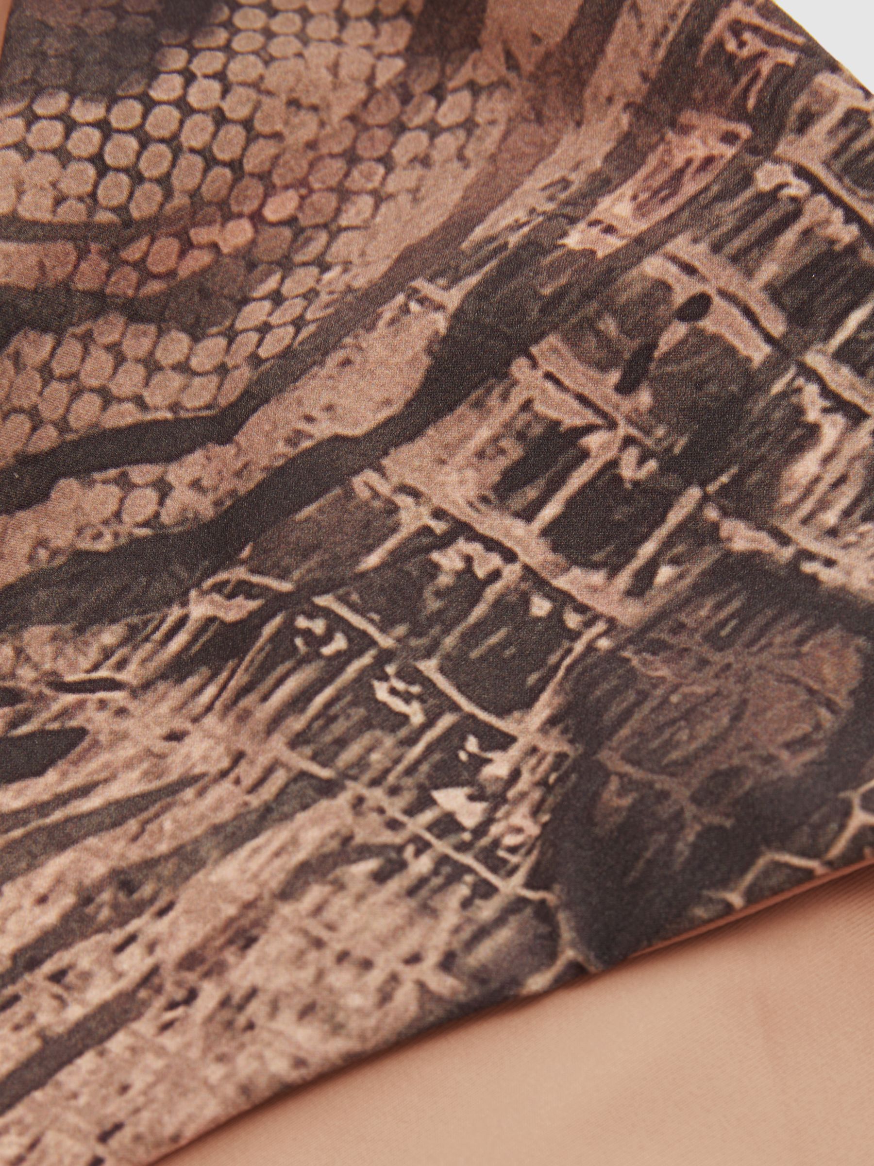 Mid Rise Bikini Bottoms in Mink