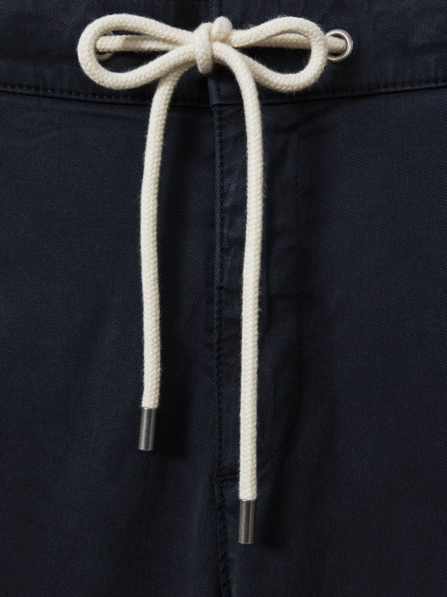 Paige Brushed Drawstring Trousers in Vintage Deep Anchor