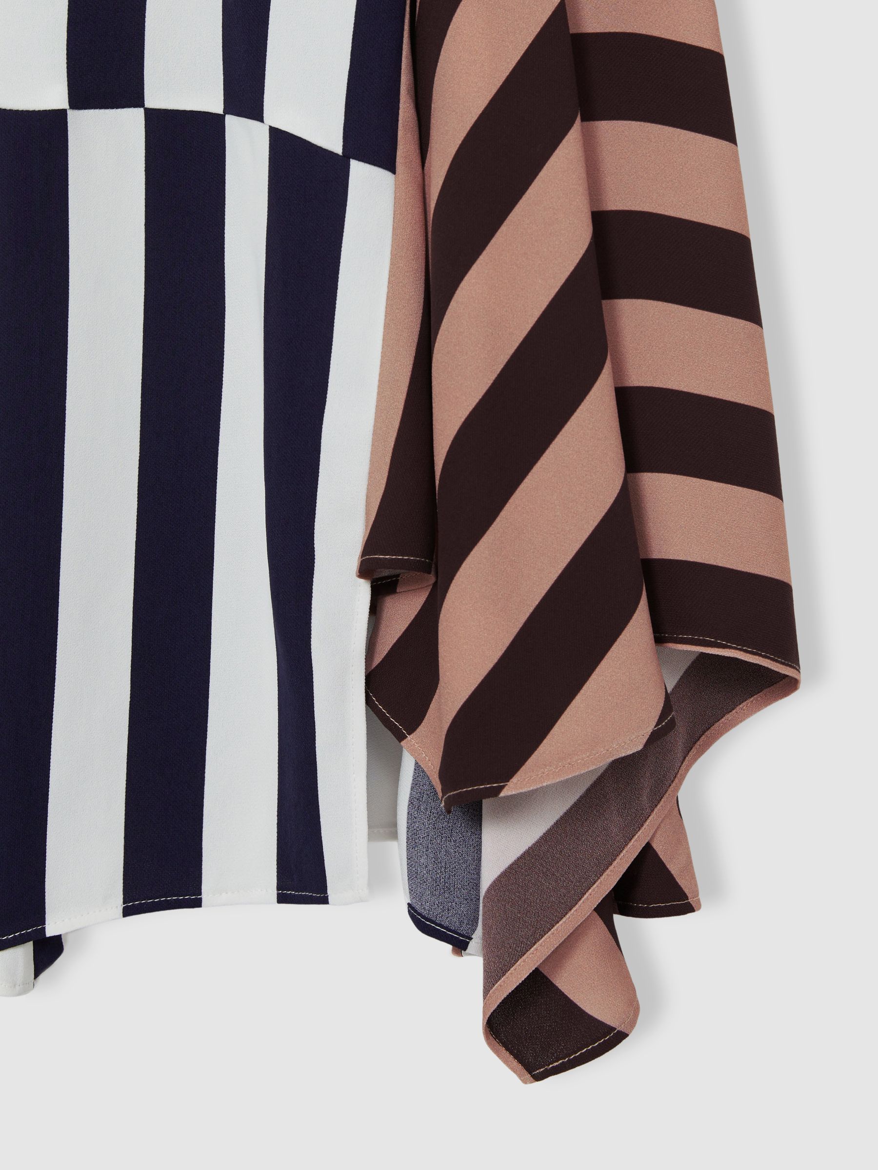 9-13 yrs Stripe-Print Handkerchief Dress in Multi