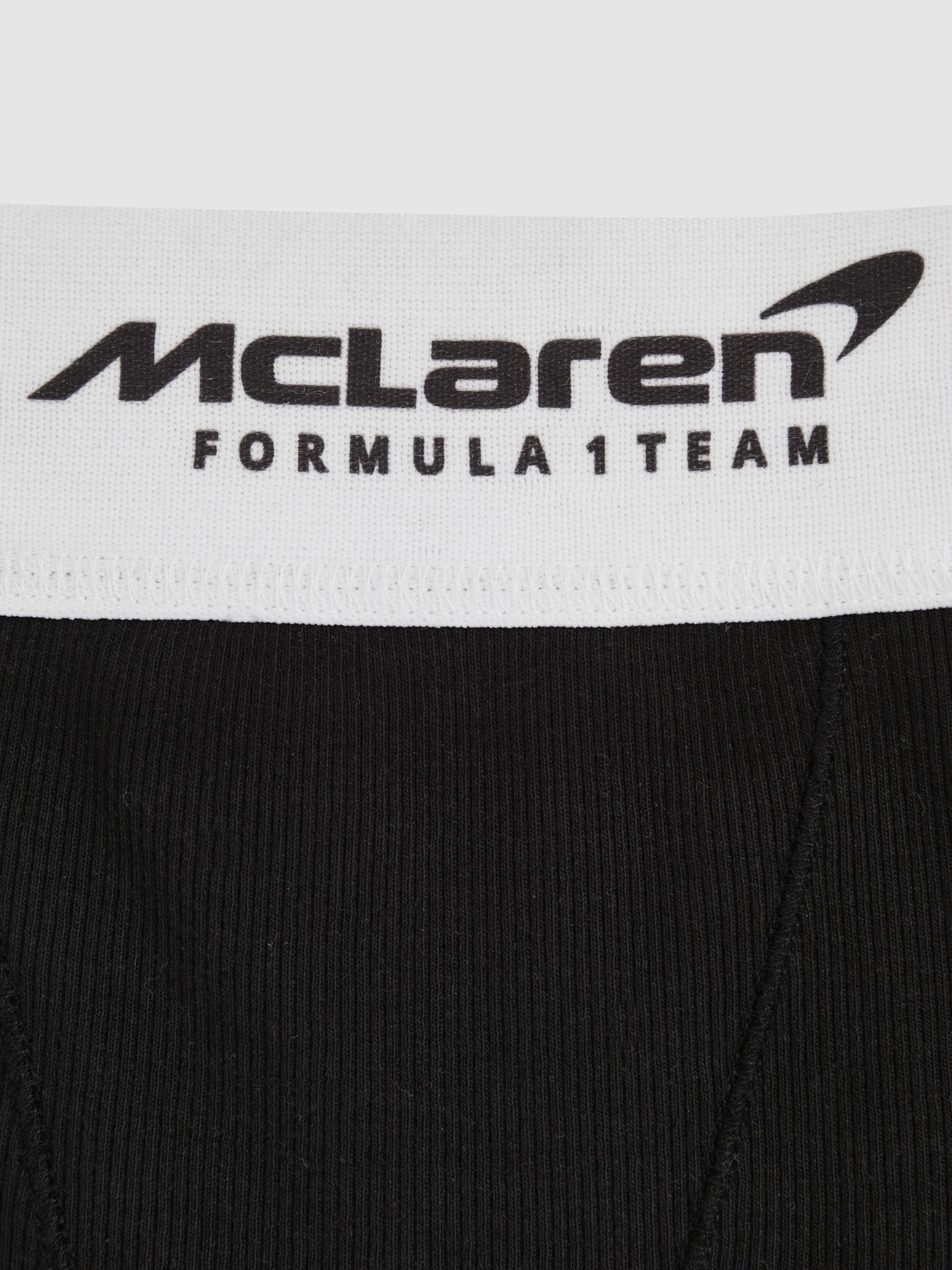 9-13 yrs McLaren F1 Team Ribbed Cycle Shorts in Black
