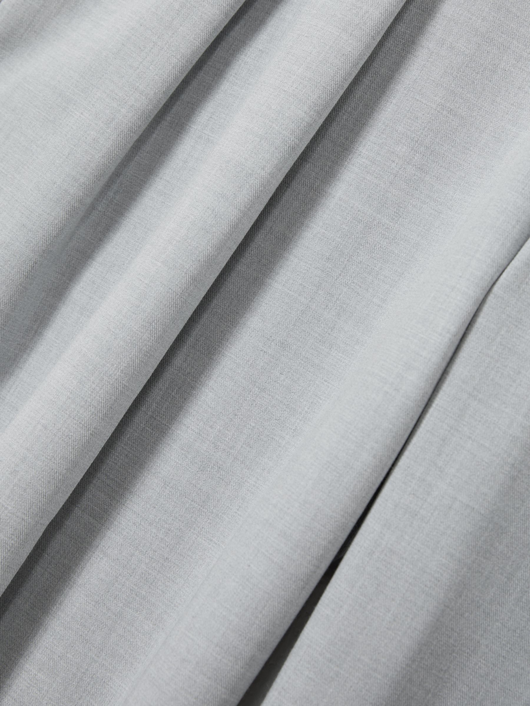 Good American Pleated Sharkskin Suit Trousers in Grey