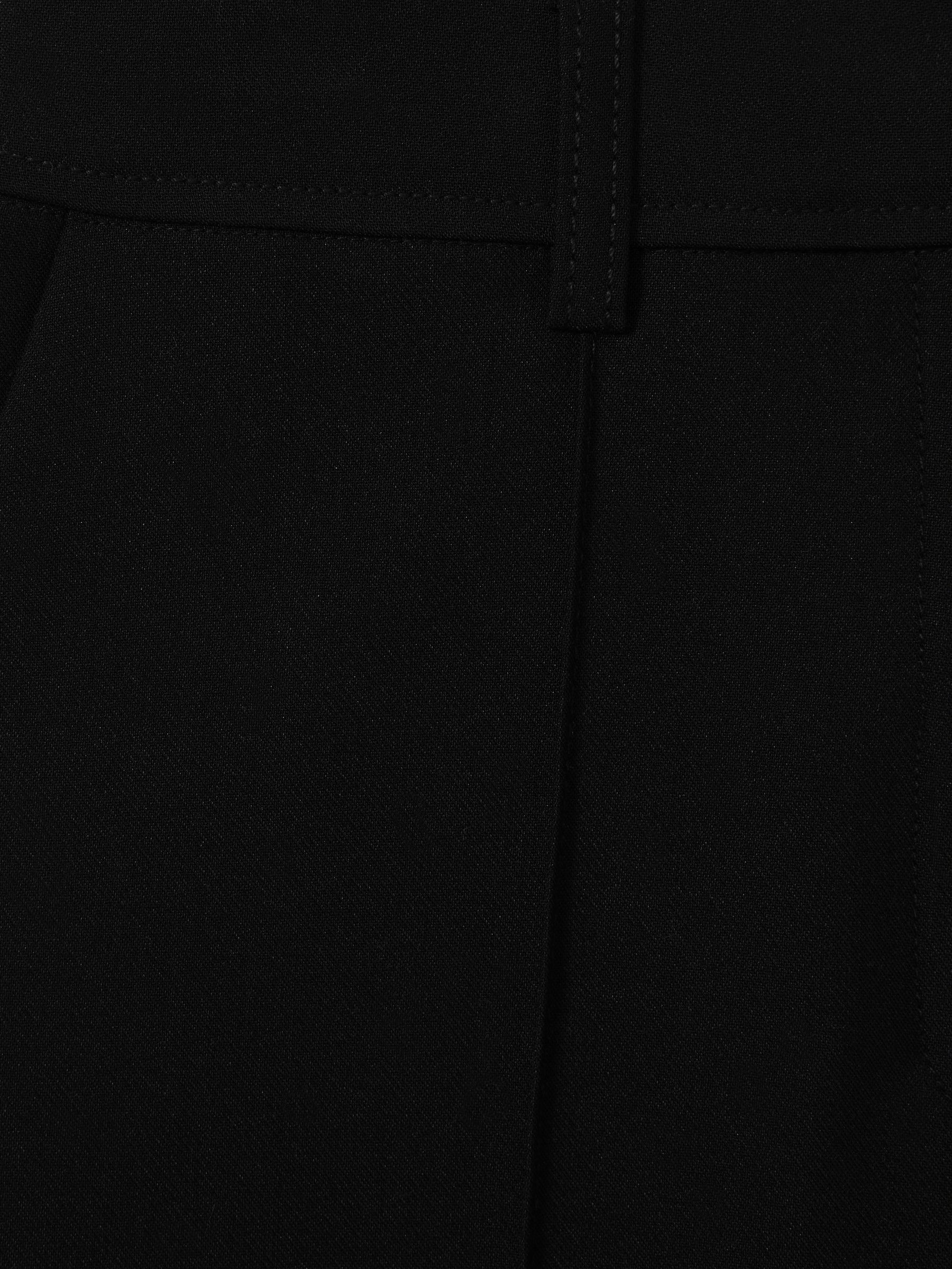Acler High Rise Flared Trousers in Black