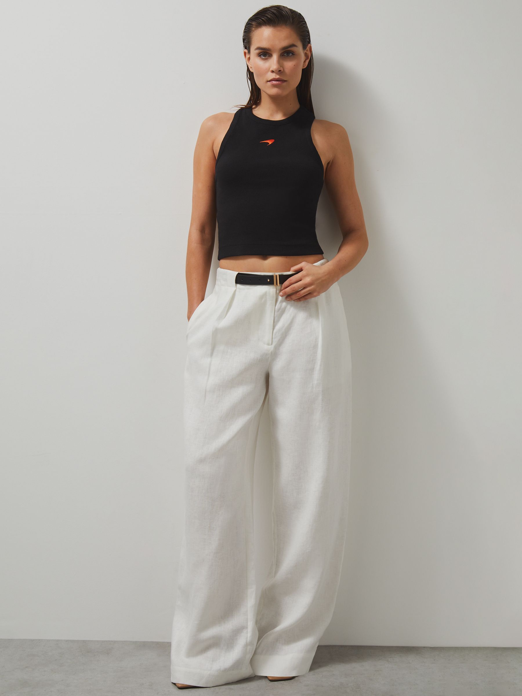 McLaren F1 Team Cotton Logo Vest in Black