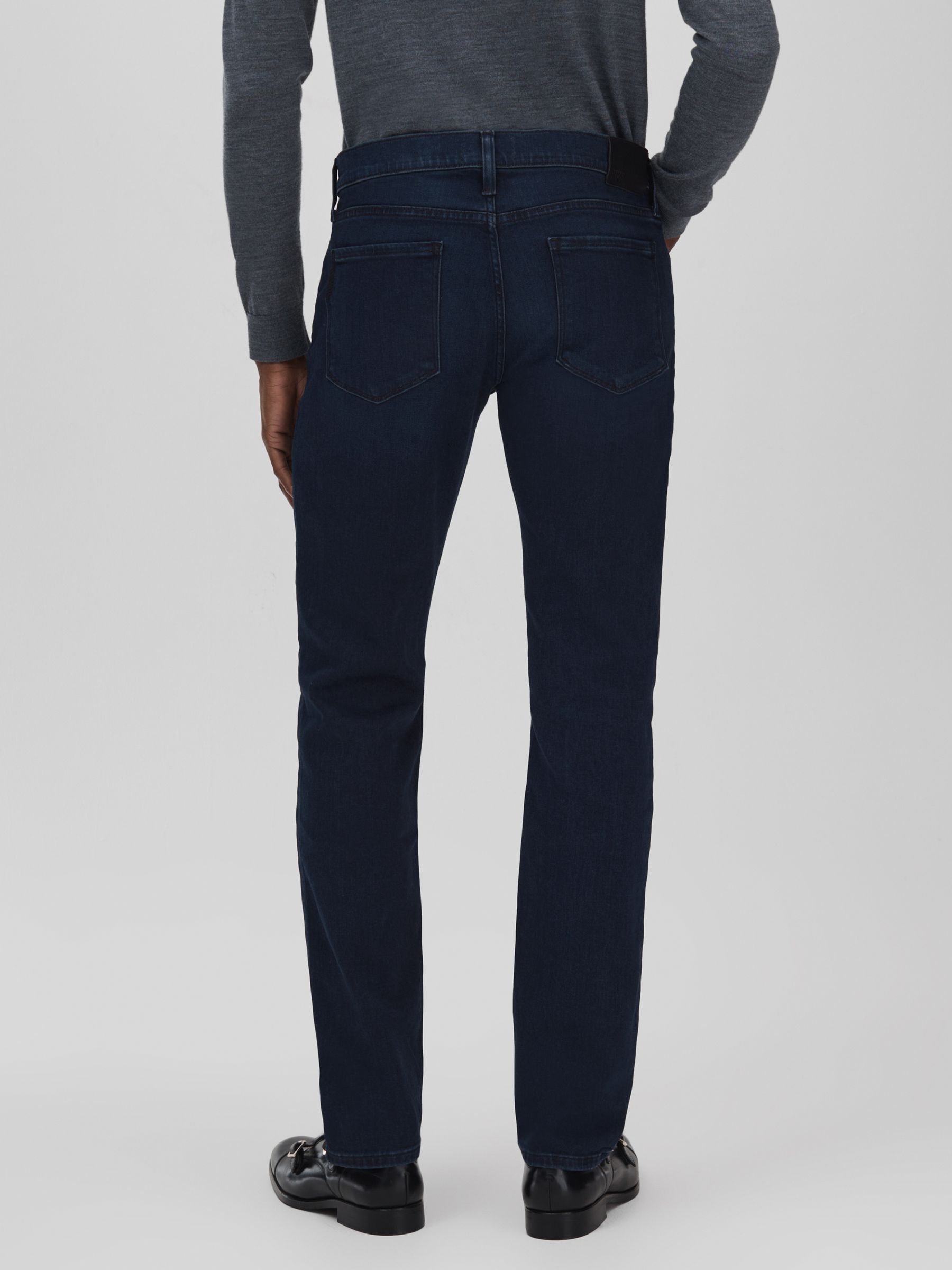 Paige Straight Leg Jeans in Conteras Blue