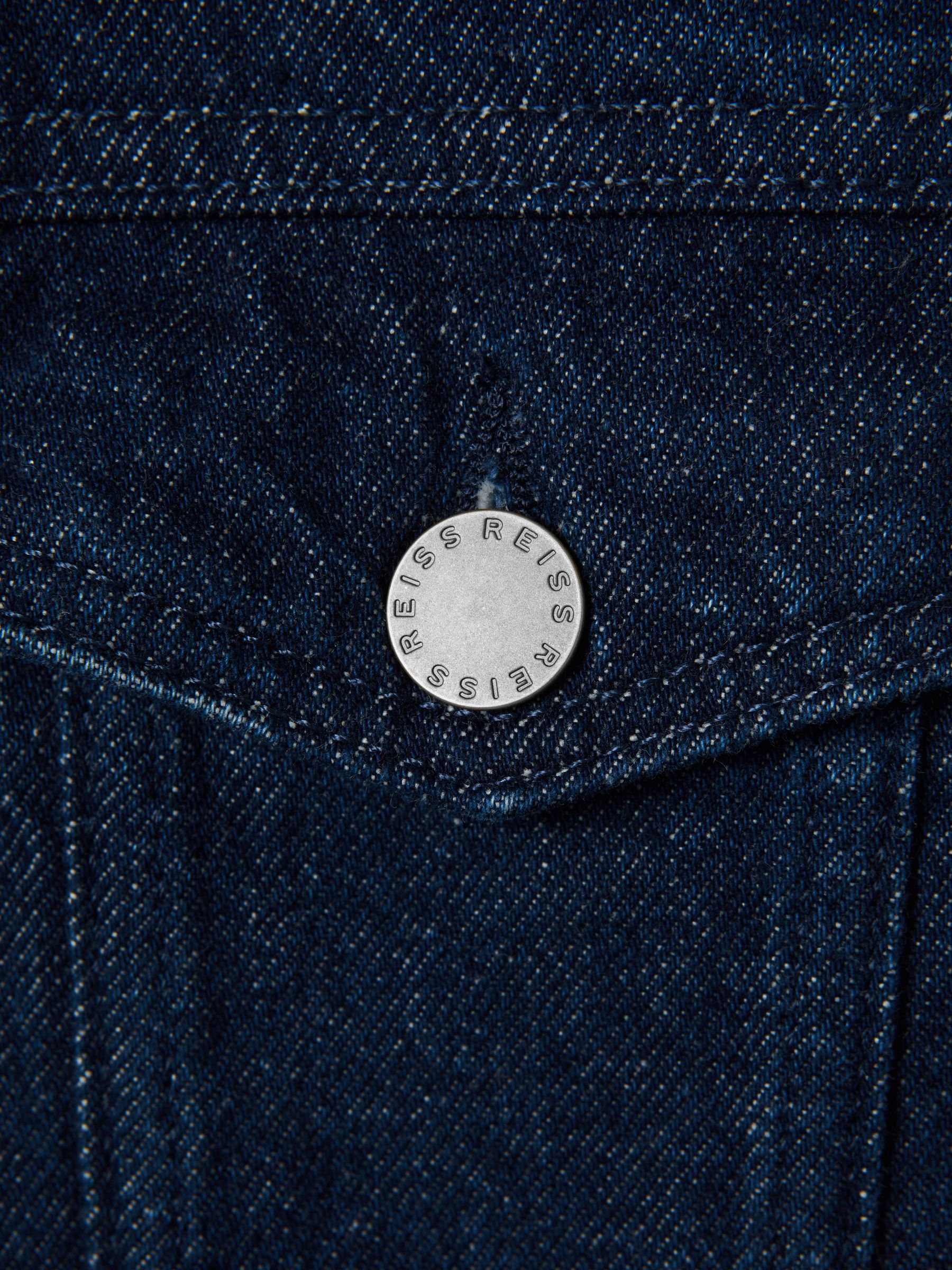 Relaxed Denim Jumpsuit in Indigo