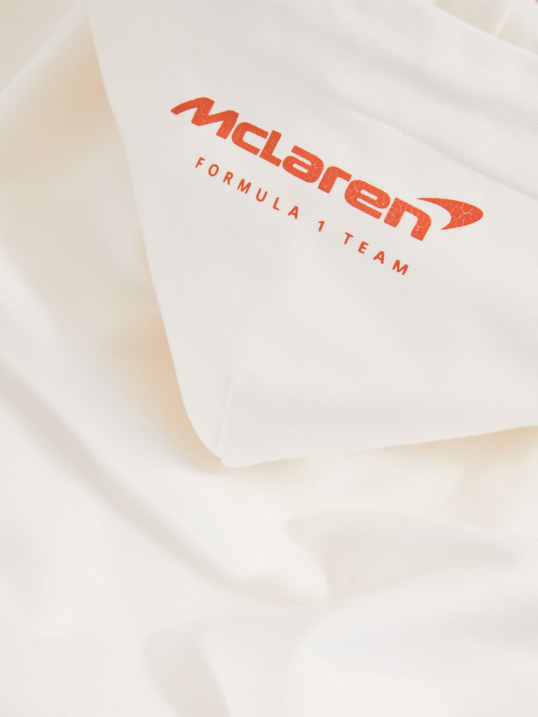 McLaren F1 Team Oversize Toggle Hoodie Unisex Fit in White