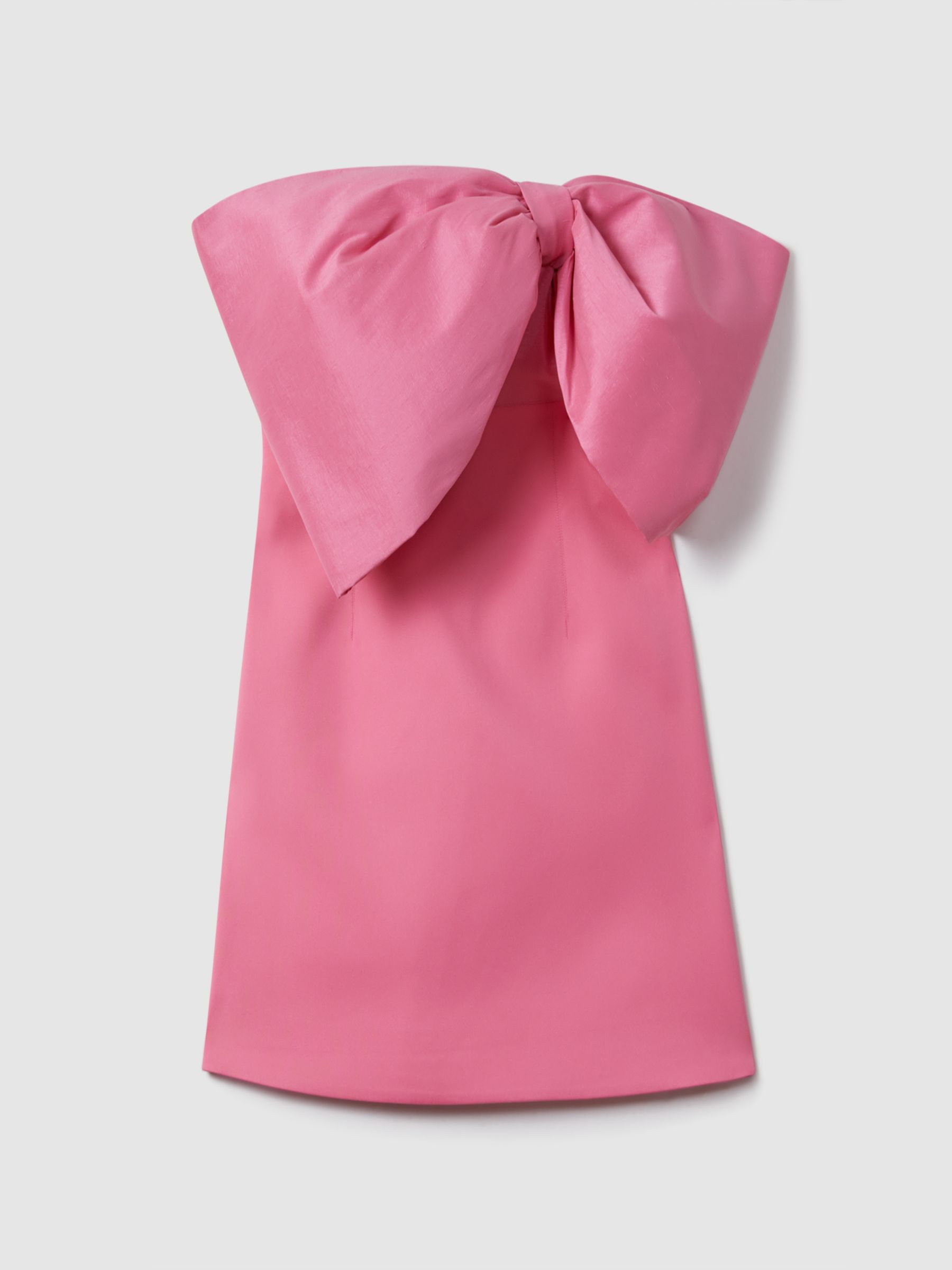 Rachel Gilbert Bow Mini Dress in Pink