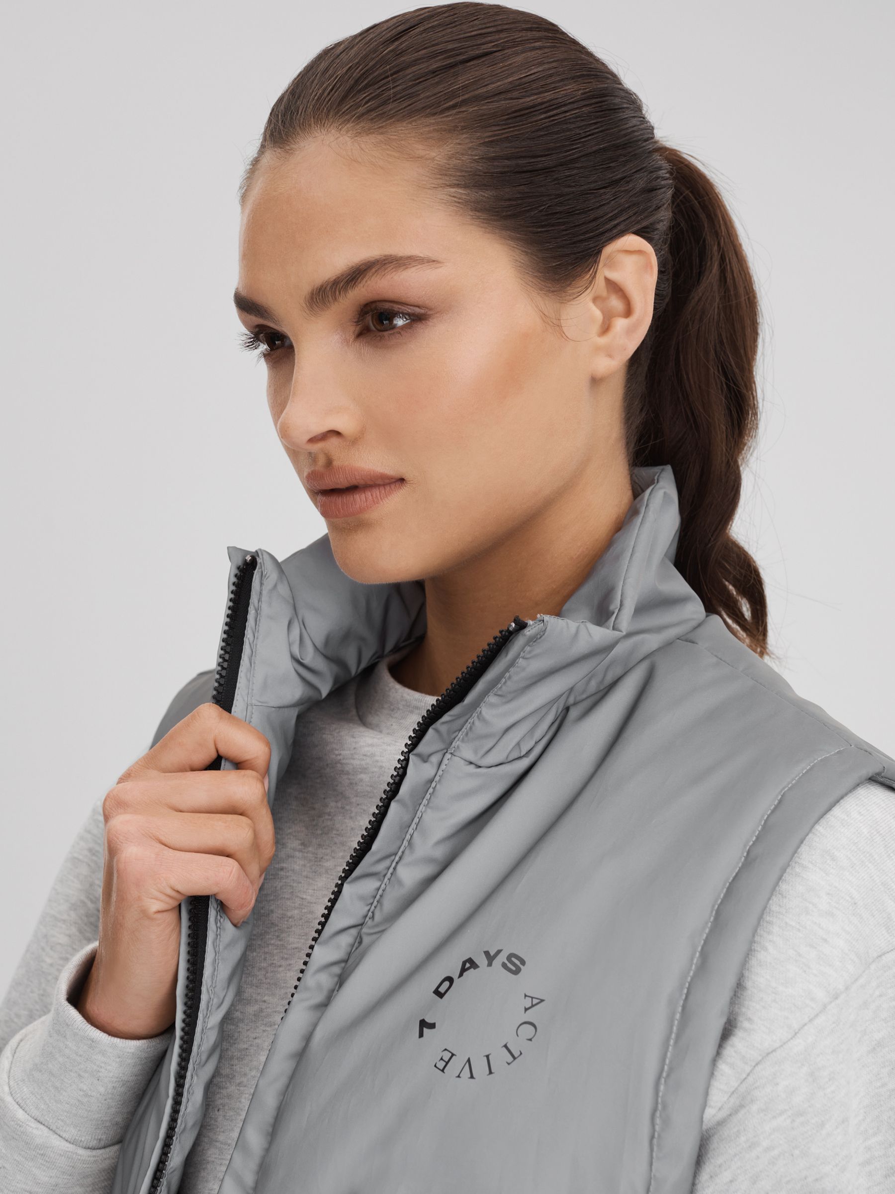 7 Days Active Reflective Padded Vest in Reflective
