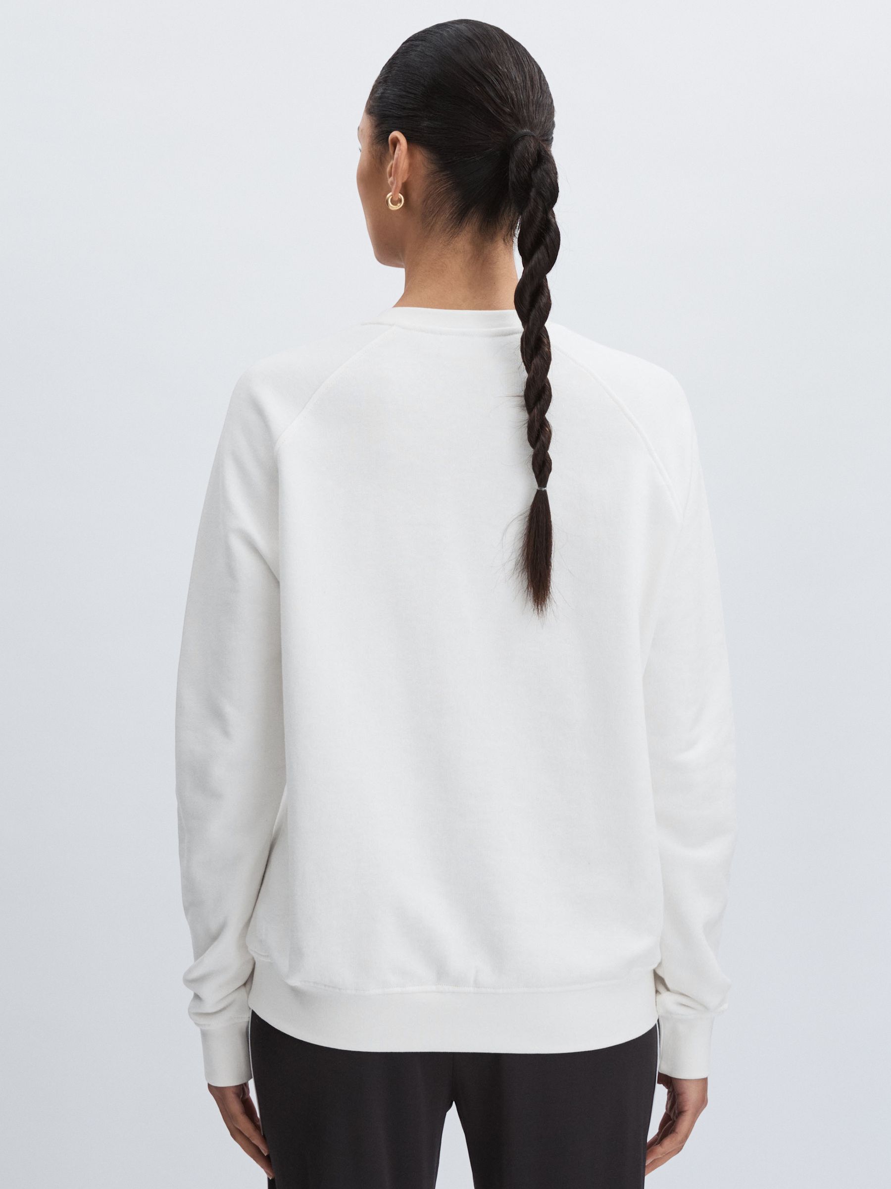 The Upside Cotton Logo Sweatshirt in White