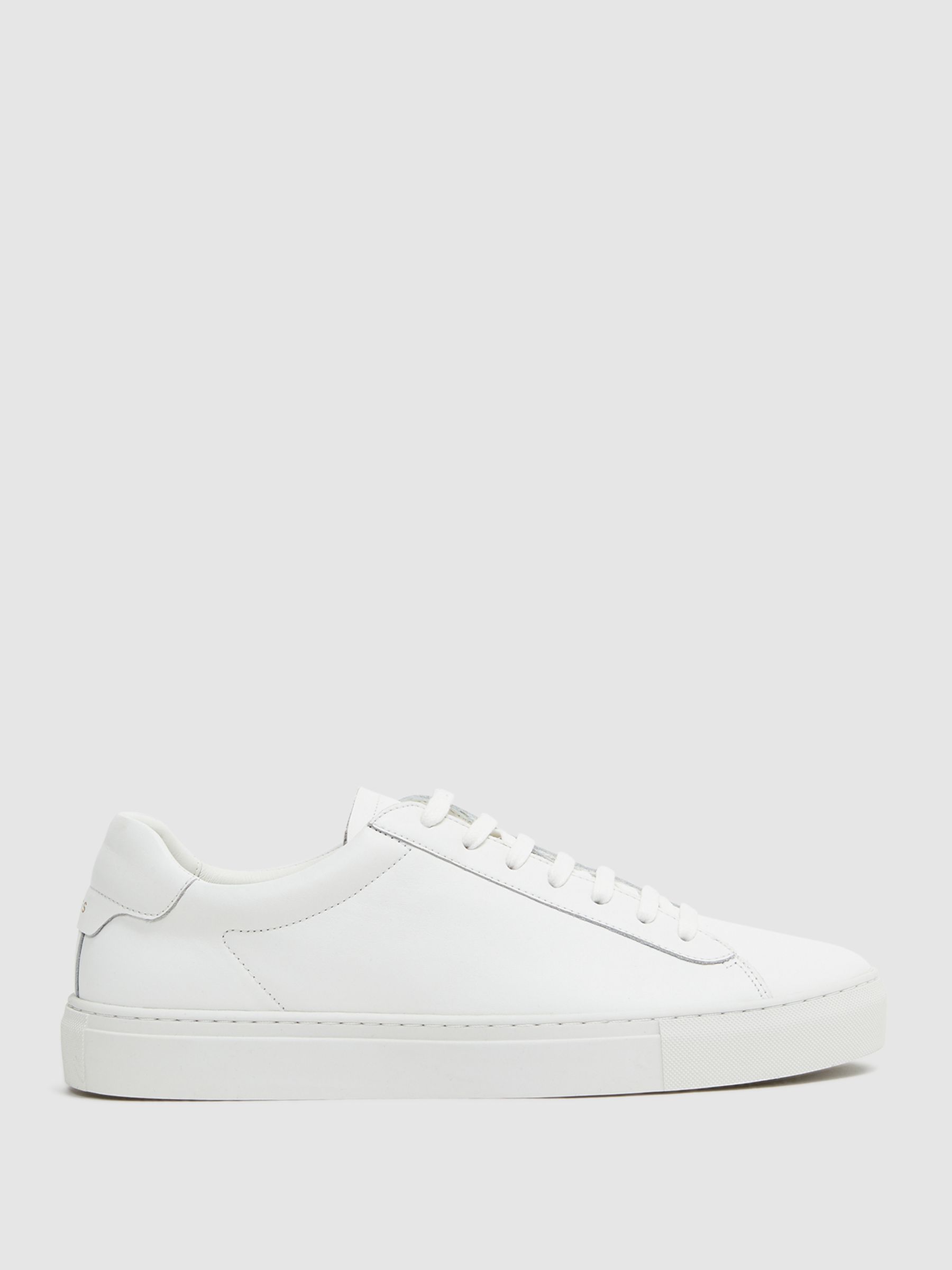 Leather Low-Top Trainers in White