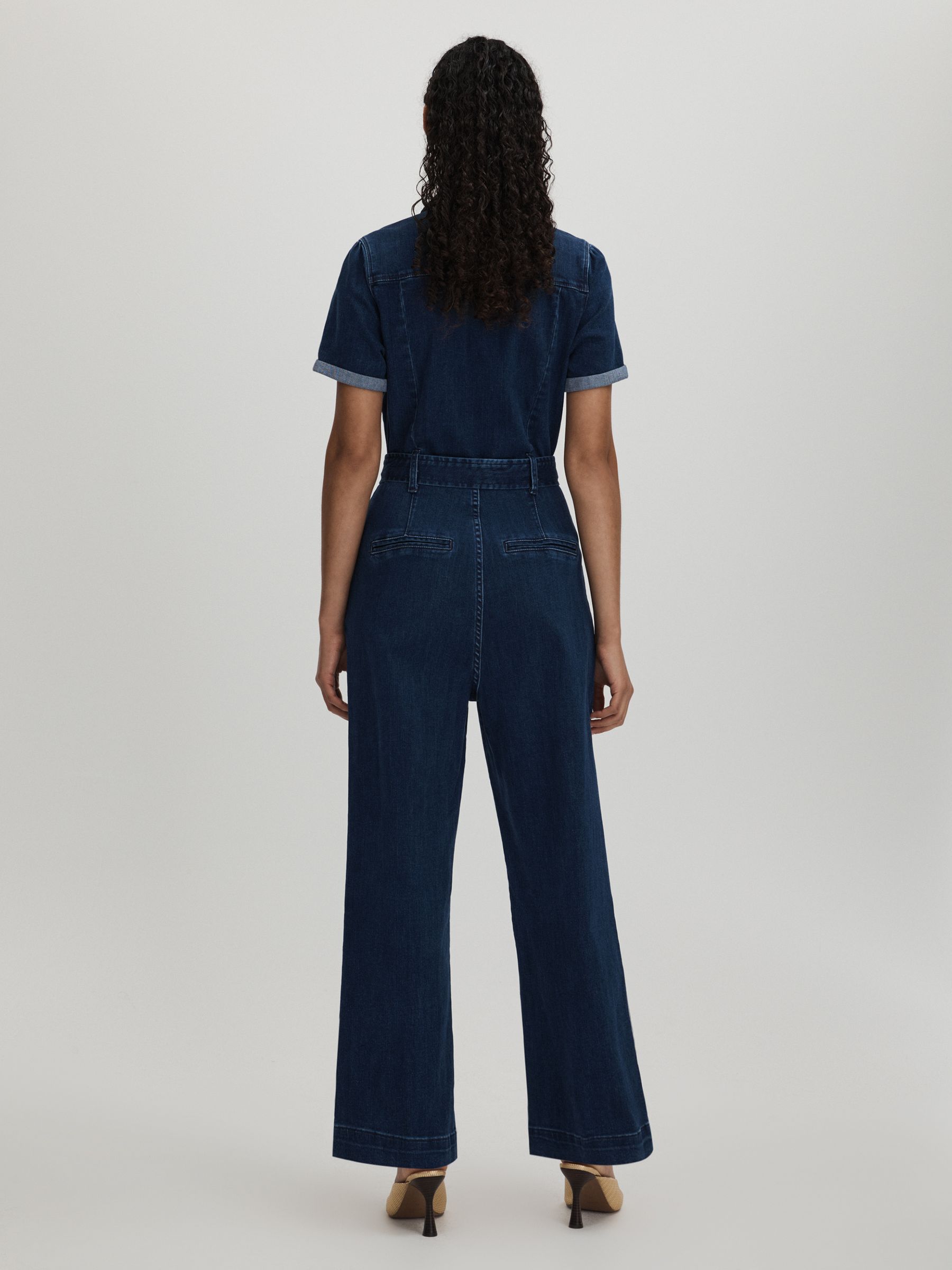 Paige Cropped Jumpsuit in Jelina